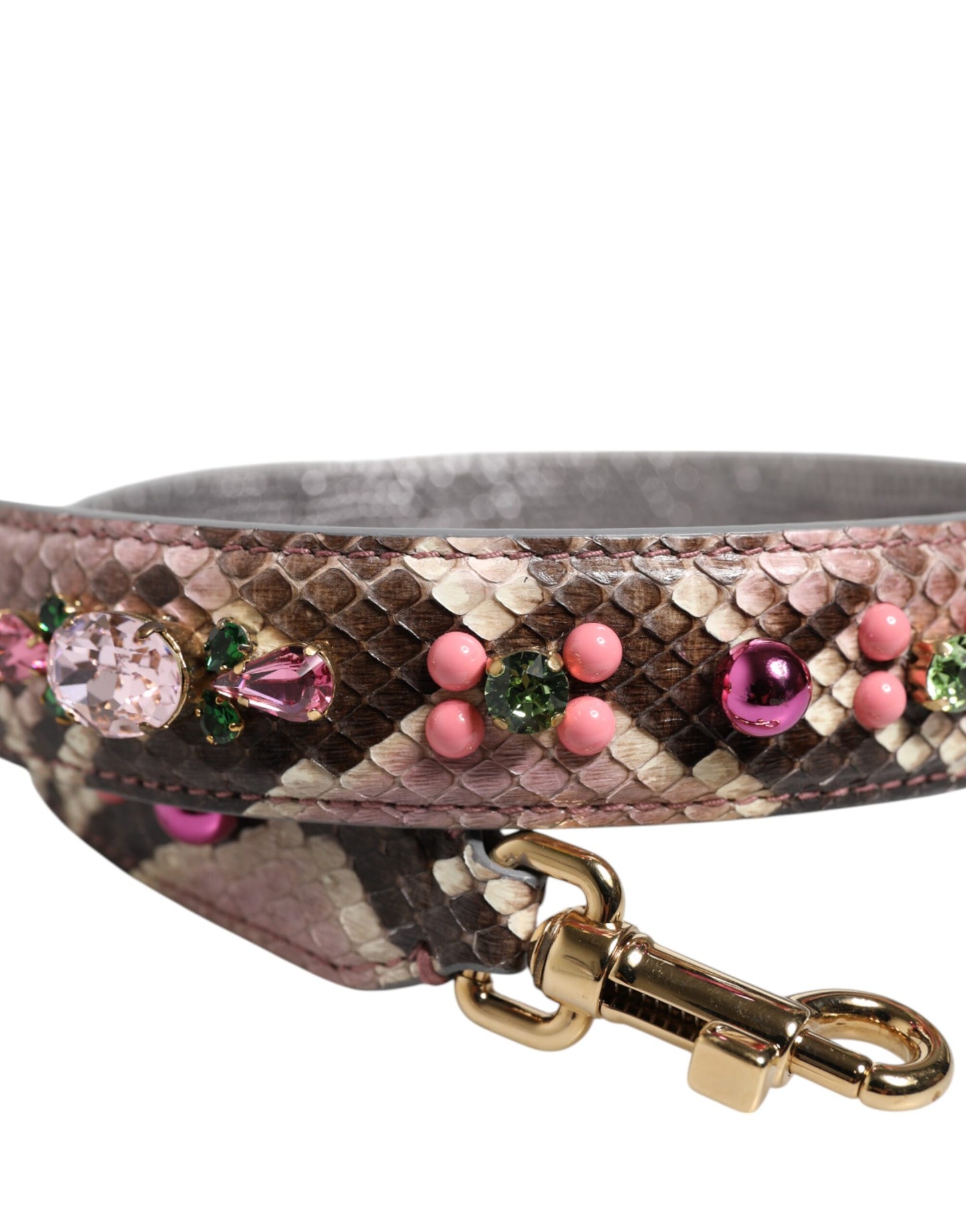 Dolce & Gabbana Multicolor Embellished Handbag Shoulder Strap Curated Luxury Accessories by Orvyn