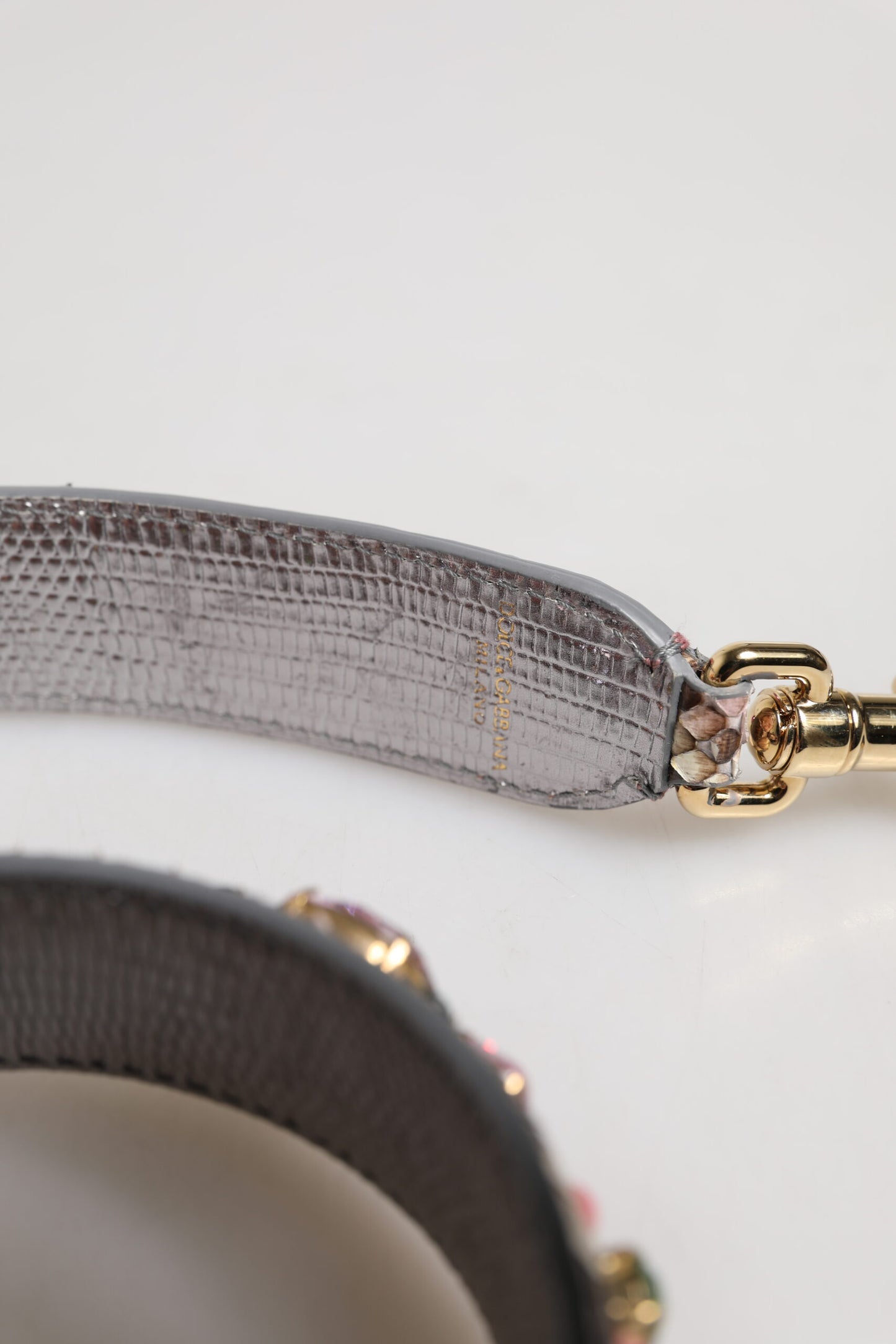 Dolce & Gabbana Multicolor Embellished Handbag Shoulder Strap Curated Luxury Accessories by Orvyn