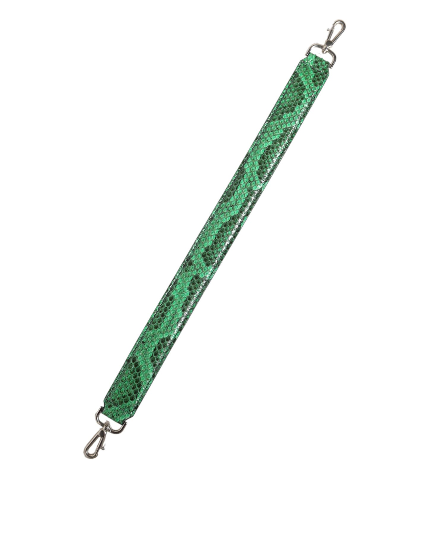 Dolce & Gabbana Black Green Exotic Leather Bag Shoulder Strap Curated Luxury Accessories by Orvyn