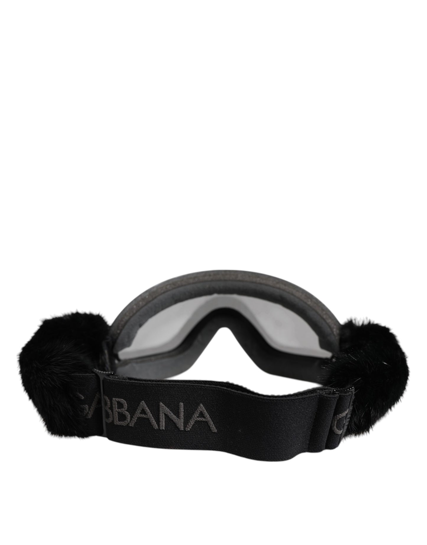 Dolce & Gabbana Black Bi0759 Lace Mirrored Ski Goggles Mask Sunglasses Curated Luxury Accessories by Orvyn