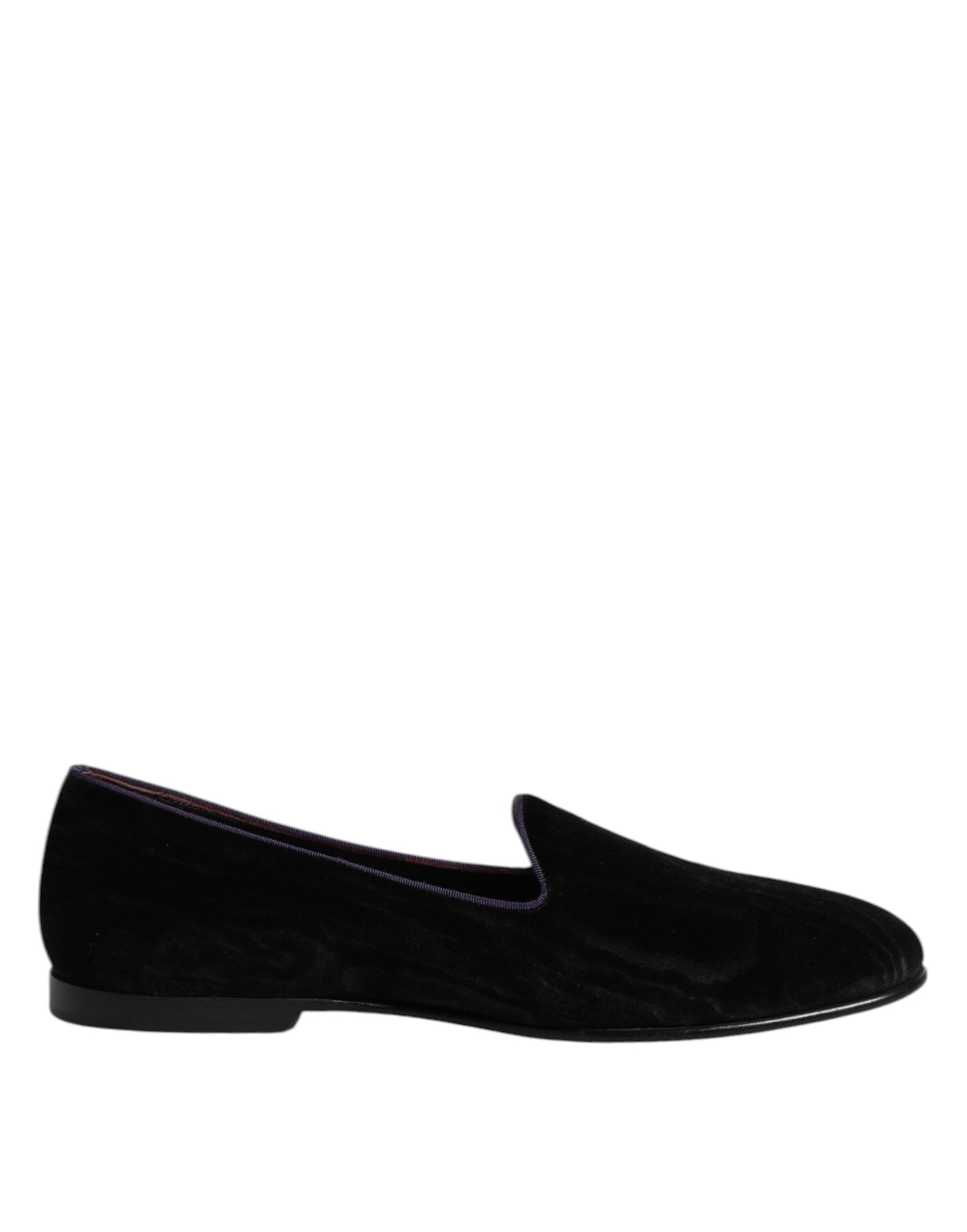 Dolce & Gabbana Black DG Crown Embroidery Loafers Slip On Shoes Curated Luxury Accessories by Orvyn