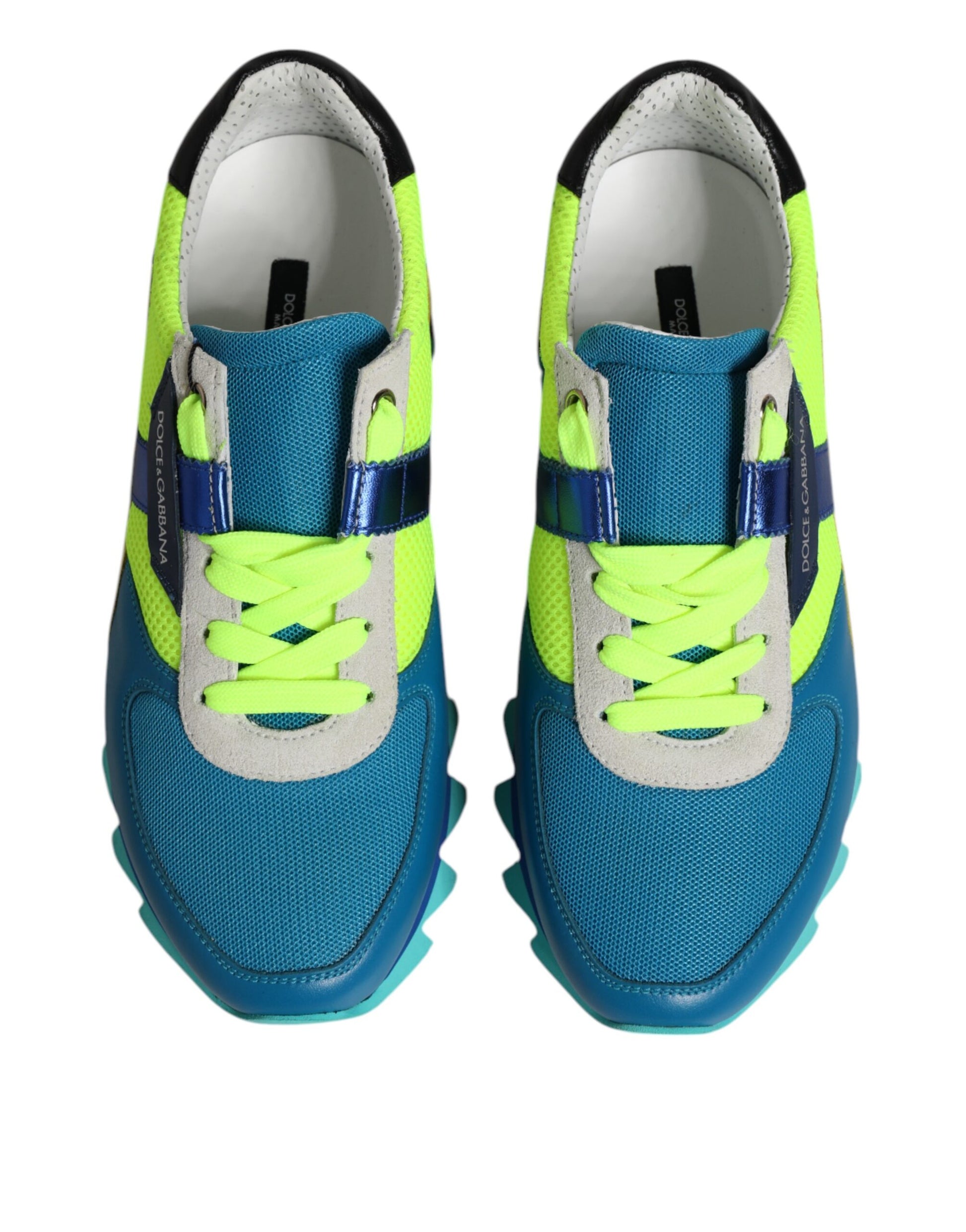 Dolce & Gabbana Multicolor Leather Low Top Men Sneakers Shoes Curated Luxury Accessories by Orvyn
