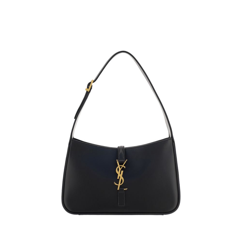 Saint Laurent Black Calf Leather Bos Taurus Handbag Curated Luxury Accessories by Orvyn