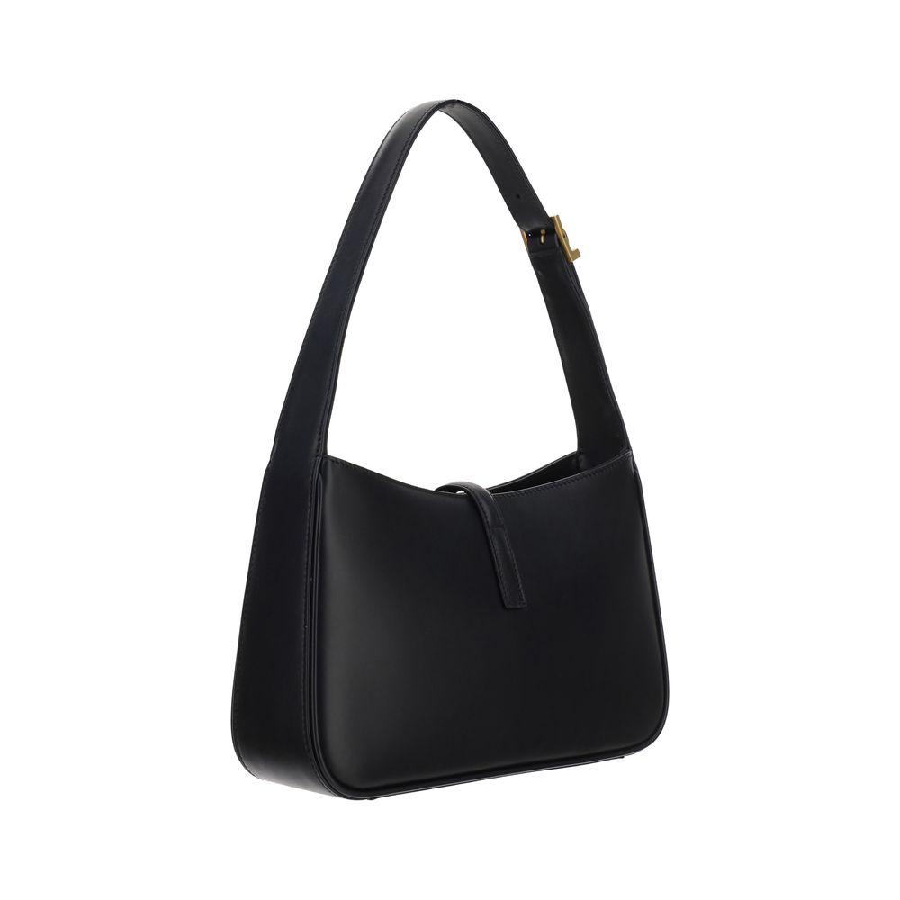 Saint Laurent Black Calf Leather Bos Taurus Handbag Curated Luxury Accessories by Orvyn