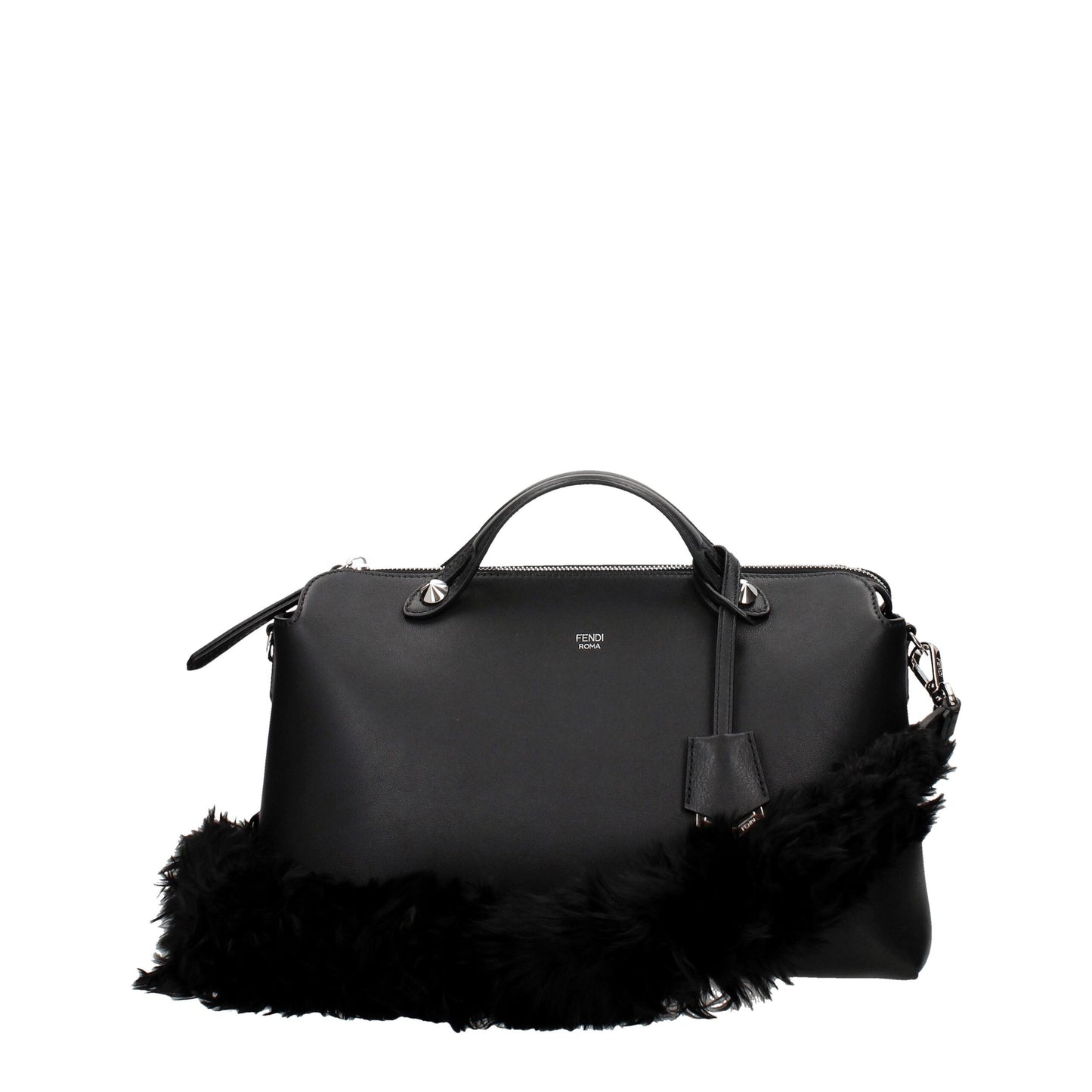 Fendi Black Leather Shoulder Bag Curated Luxury Accessories by Orvyn