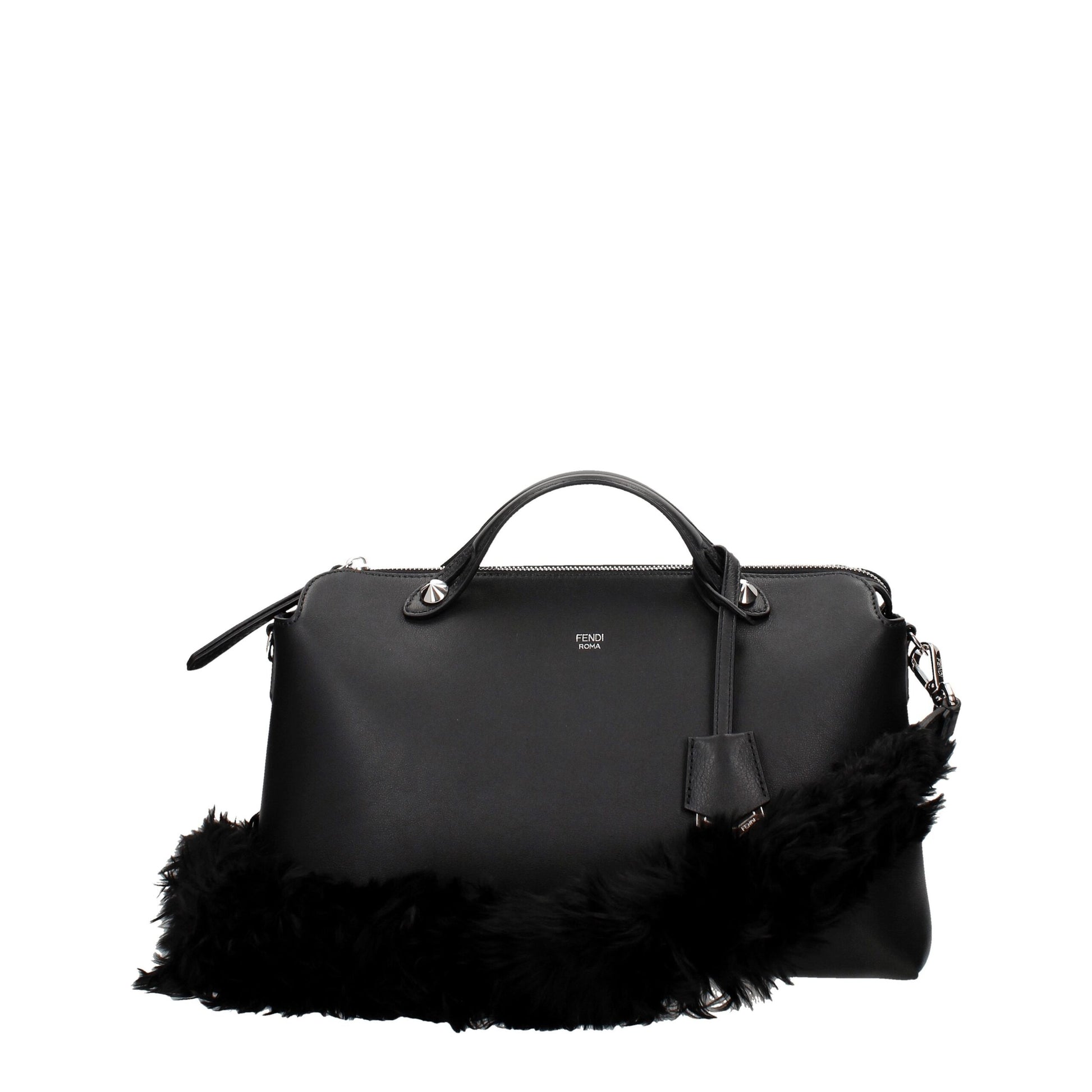 Fendi Black Leather Shoulder Bag Curated Luxury Accessories by Orvyn