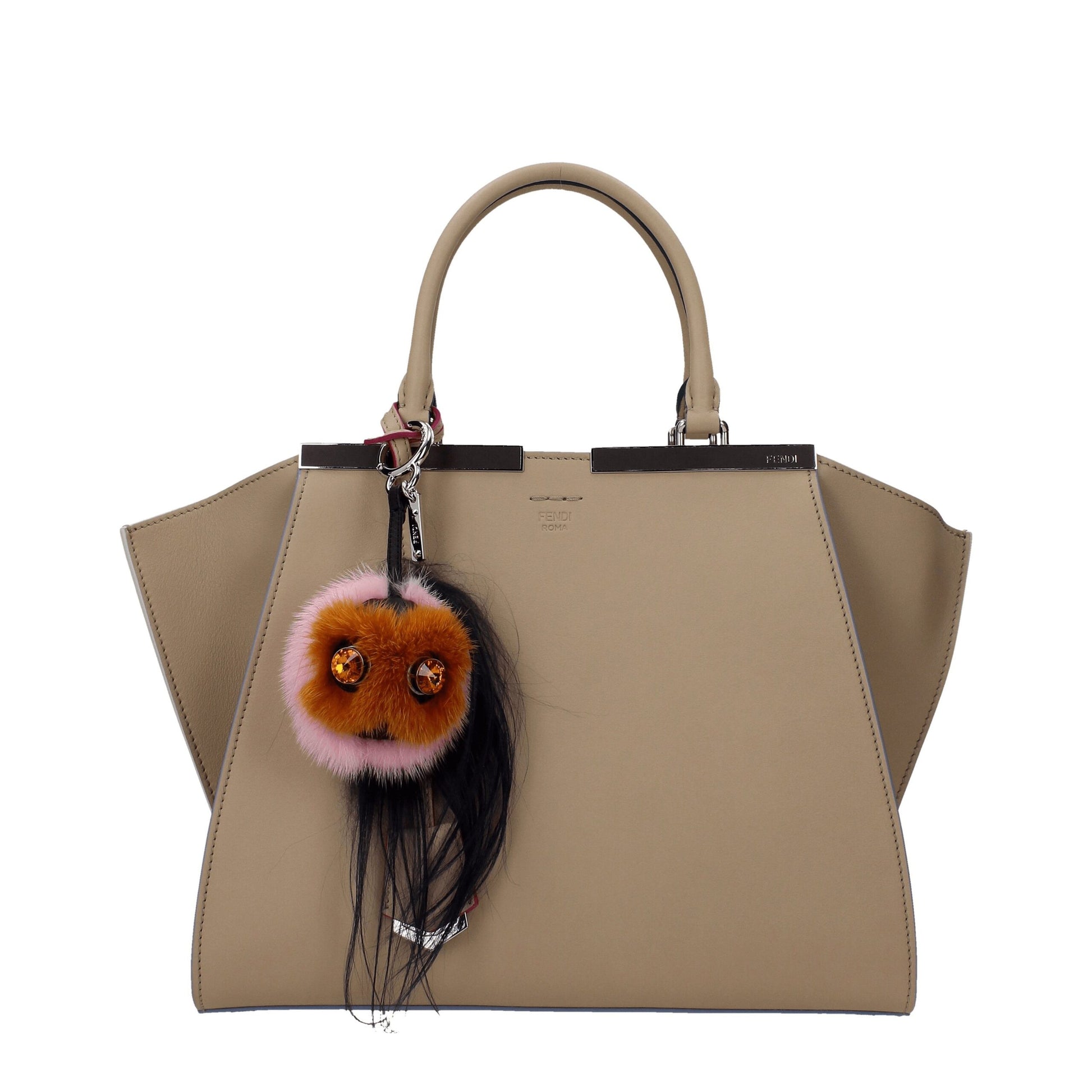 Fendi Brown Fur Keychain Curated Luxury Accessories by Orvyn