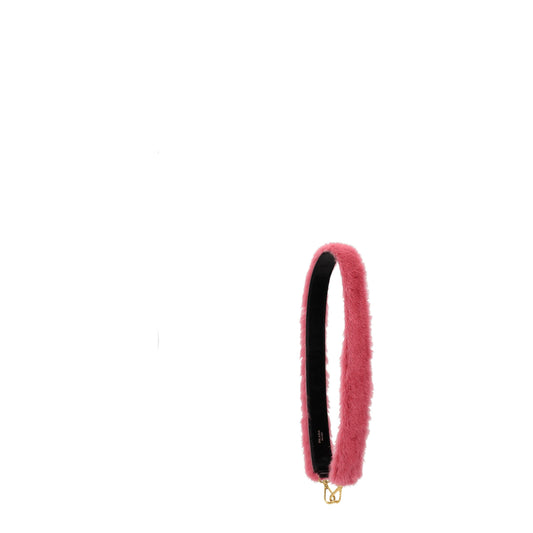 Prada Pink Fur Shoulder Bag Curated Luxury Accessories by Orvyn