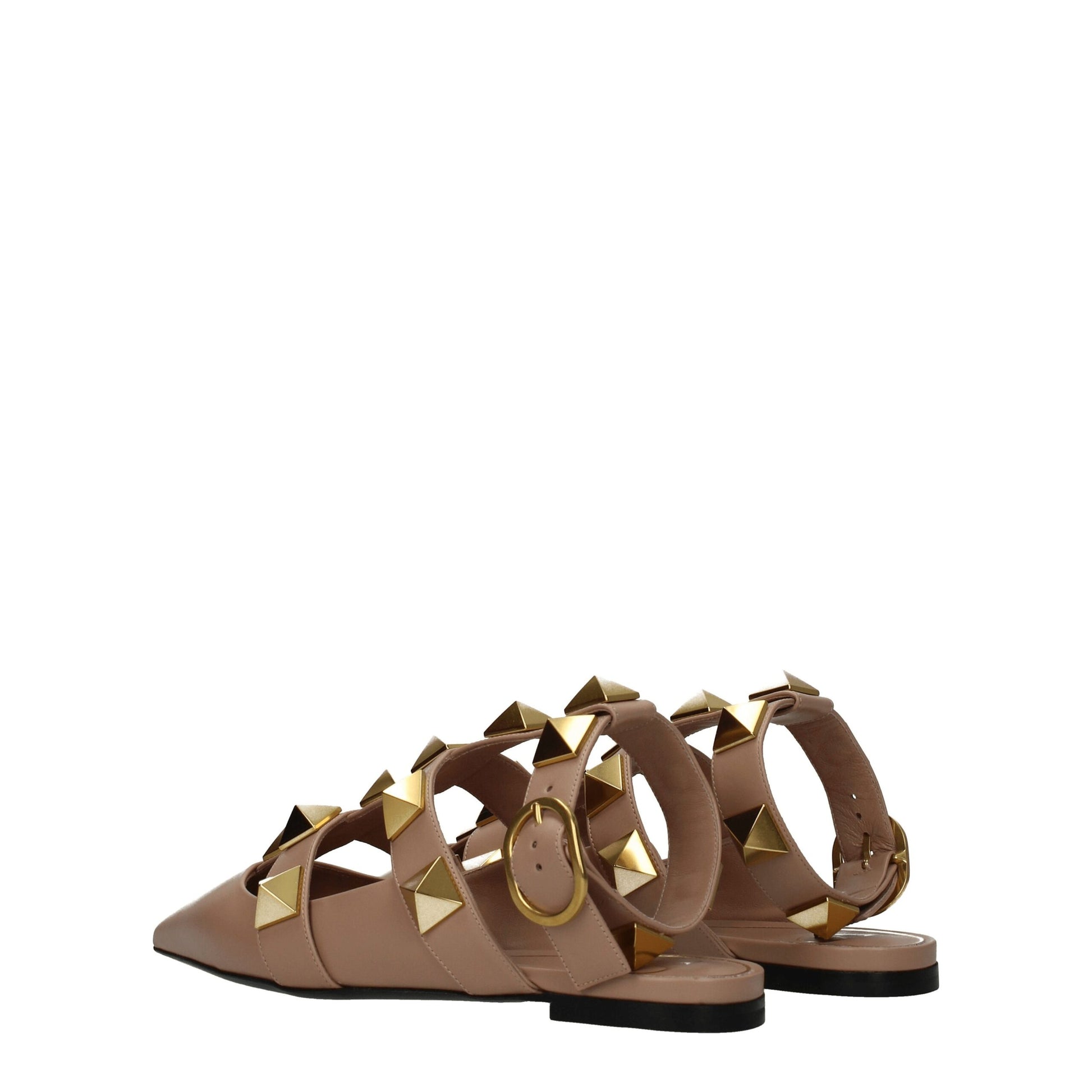 Valentino Garavani Pink Leather Sandals Curated Luxury Accessories by Orvyn
