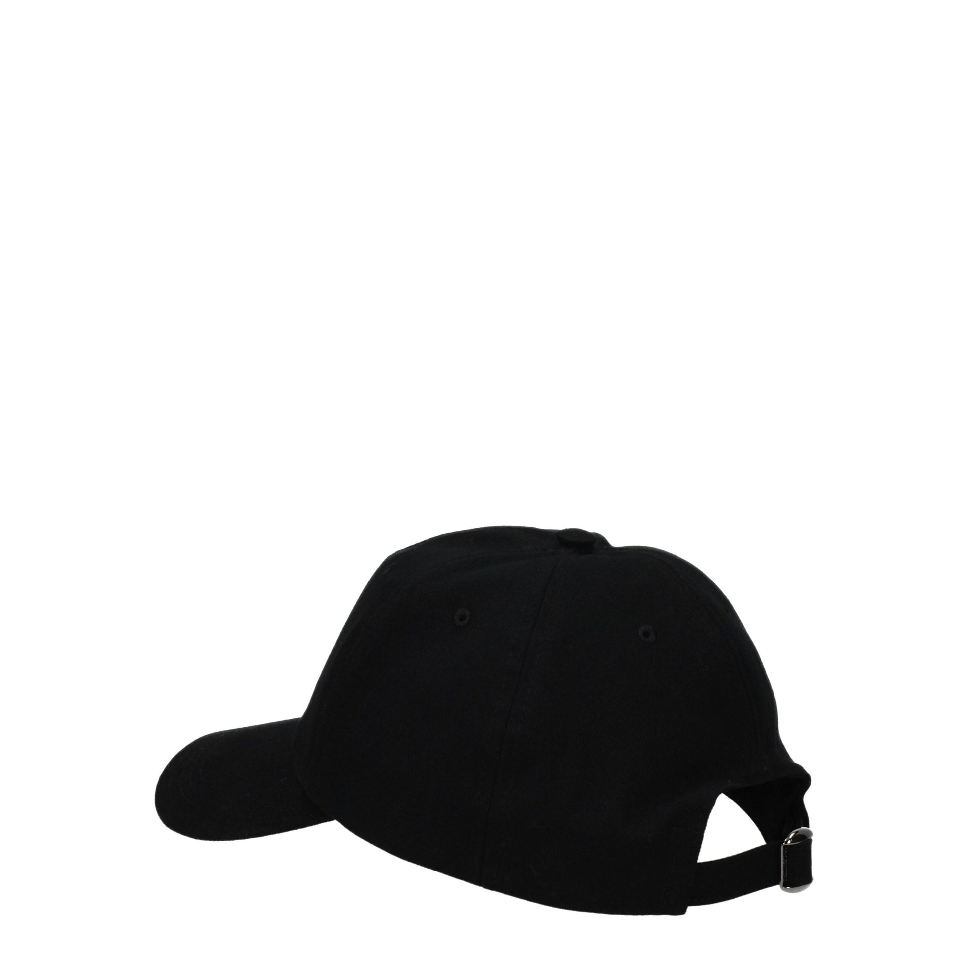 Valentino Garavani Black Cotton Cap (Baseball Hat) Curated Luxury Accessories by Orvyn