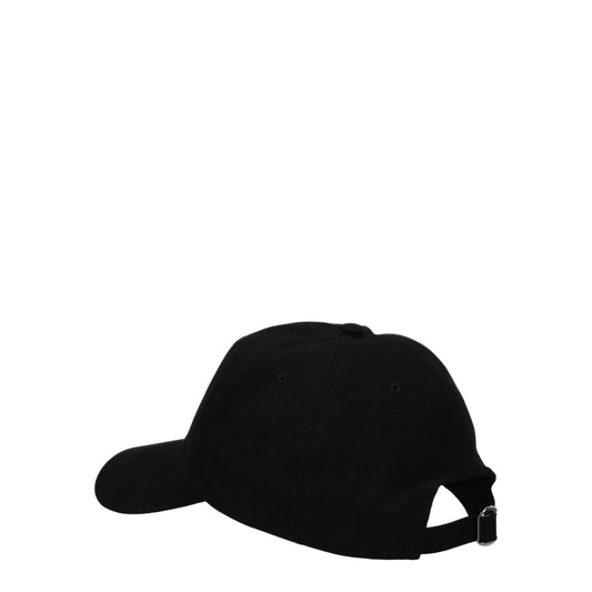 Valentino Garavani Black Cotton Cap (Baseball Hat) Curated Luxury Accessories by Orvyn