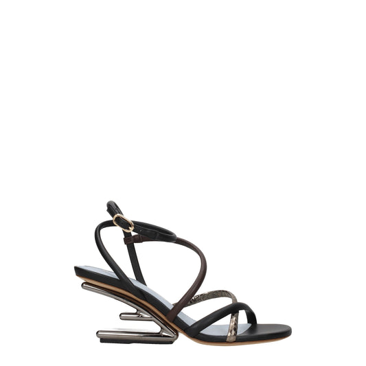 Fendi Multicolor Leather Sandals Curated Luxury Accessories by Orvyn