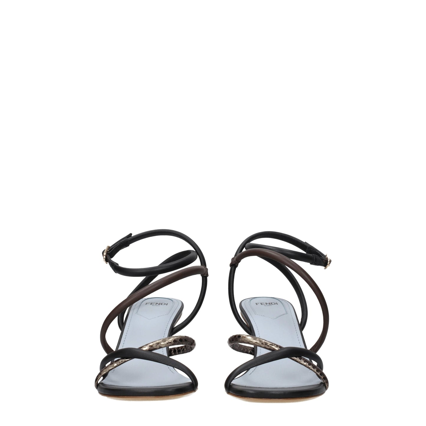 Fendi Multicolor Leather Sandals Curated Luxury Accessories by Orvyn