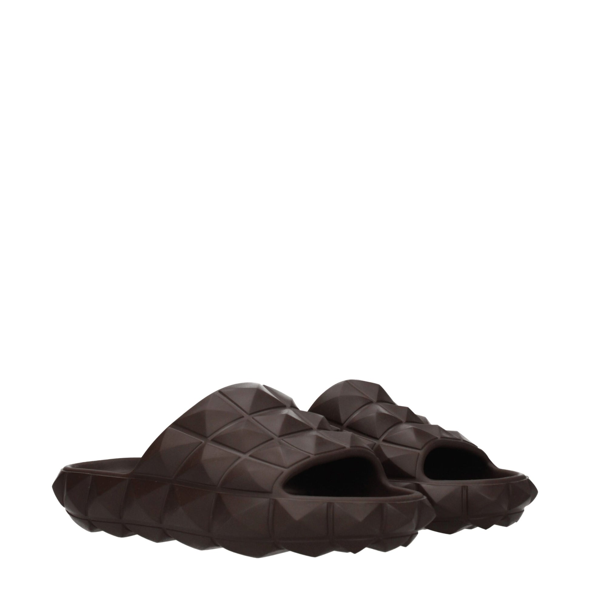 Valentino Garavani Brown Cotton Slippers Curated Luxury Accessories by Orvyn