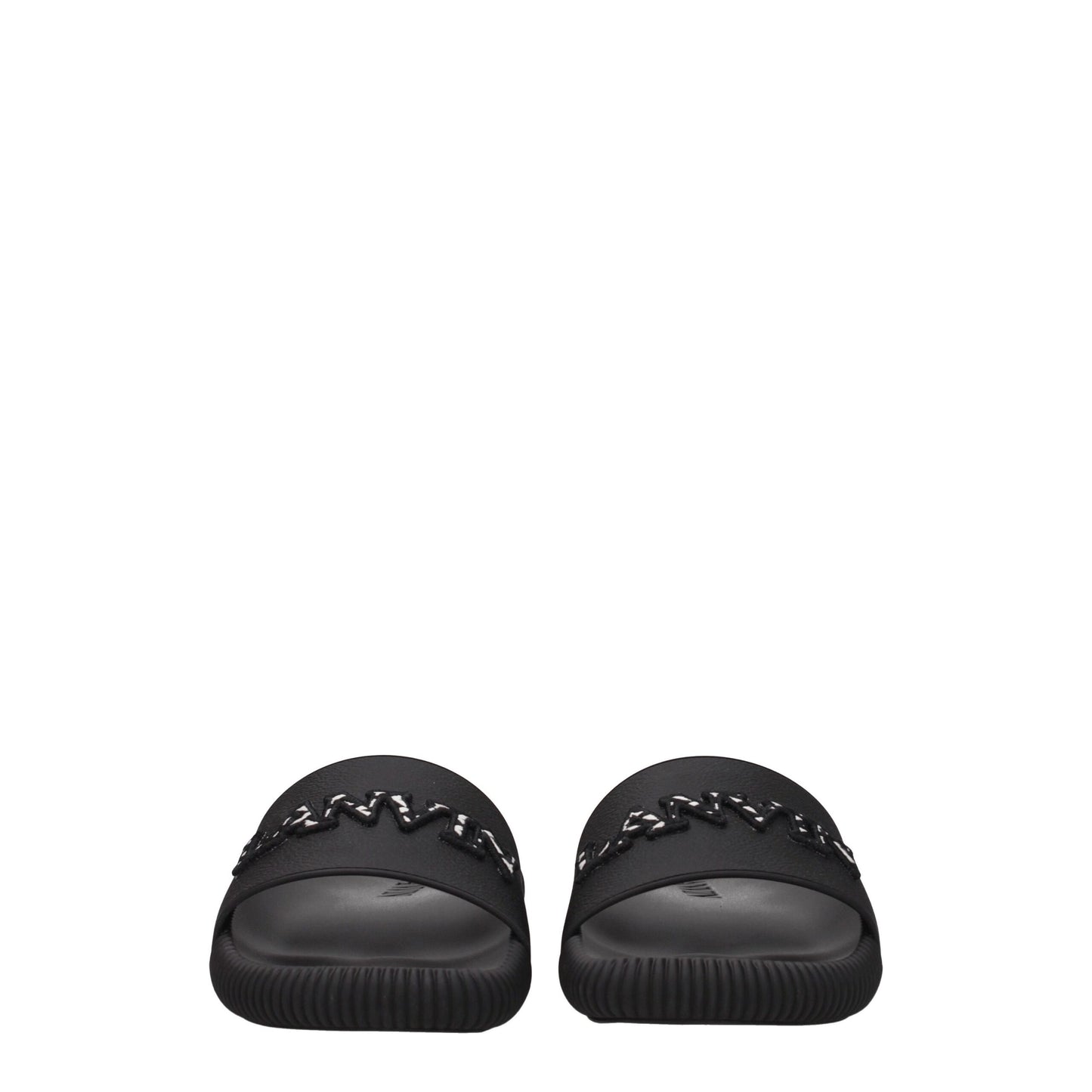 Lanvin Black Cotton Slippers Curated Luxury Accessories by Orvyn