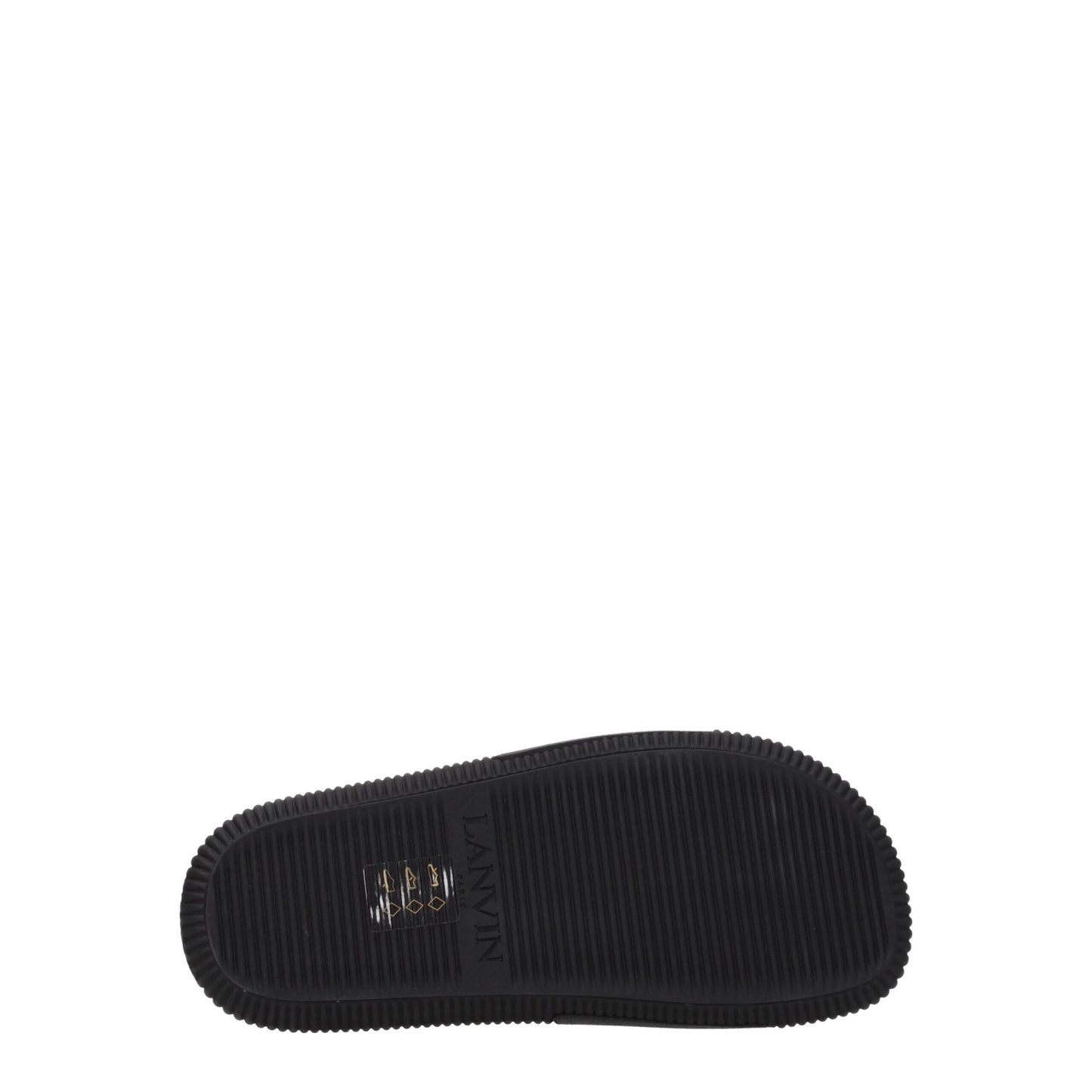 Lanvin Black Cotton Slippers Curated Luxury Accessories by Orvyn