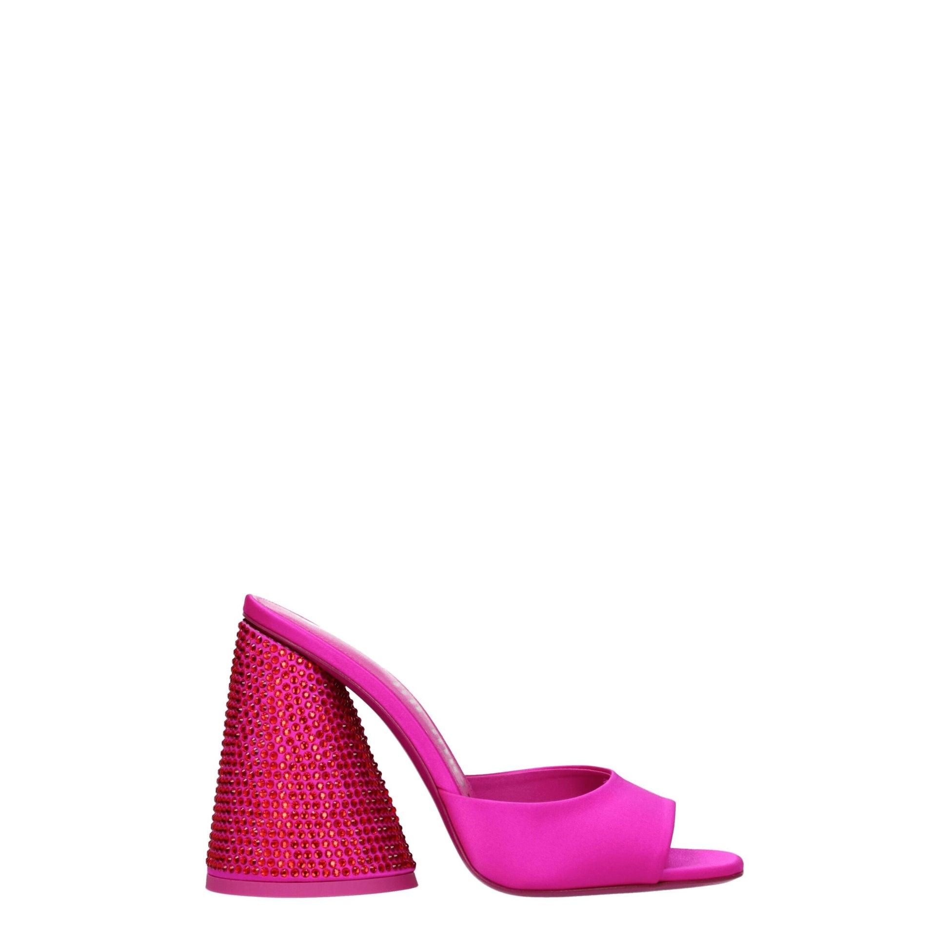 The Attico Pink Satin Platform Sandals Curated Luxury Accessories by Orvyn