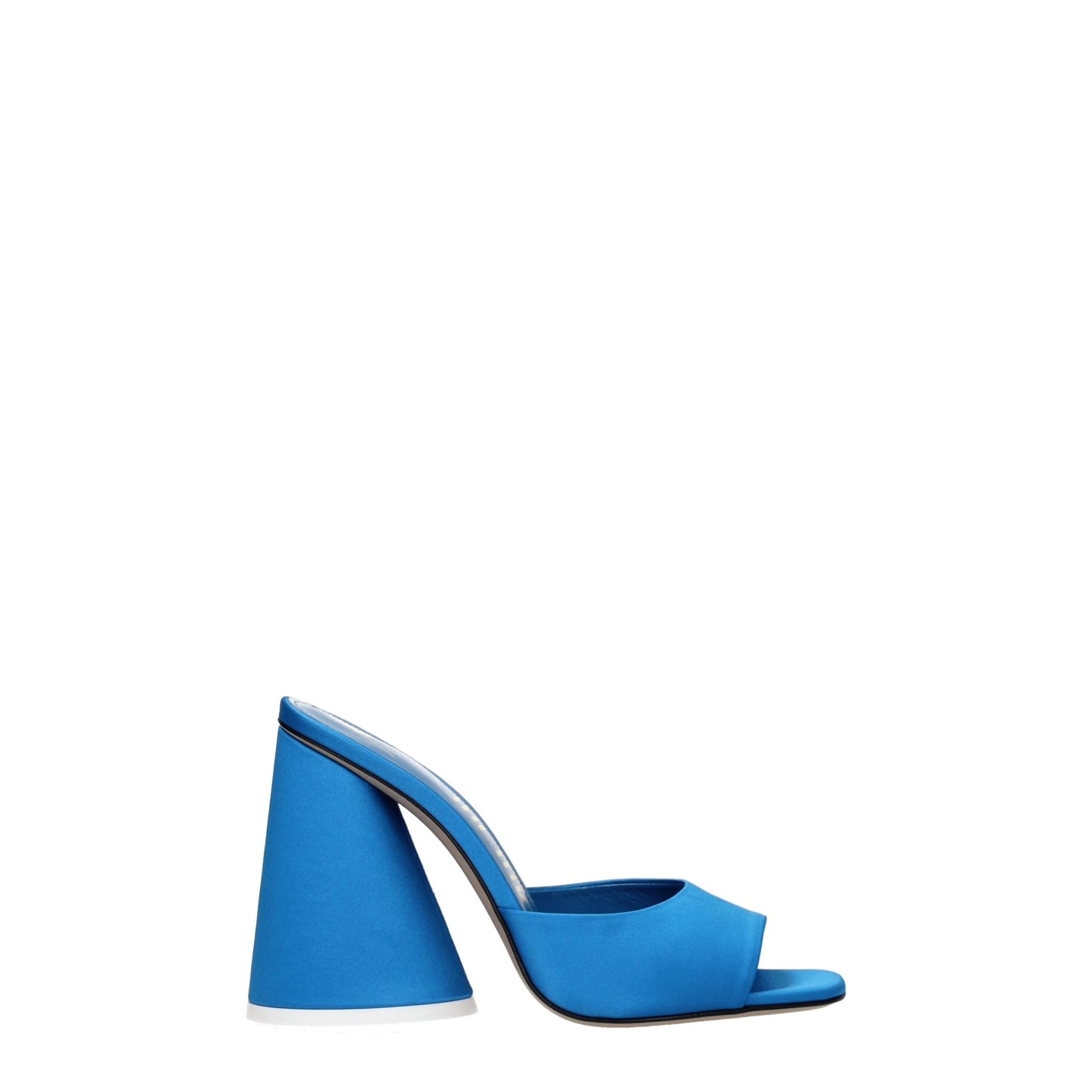 The Attico Light Blue Satin Platform Sandals Curated Luxury Accessories by Orvyn