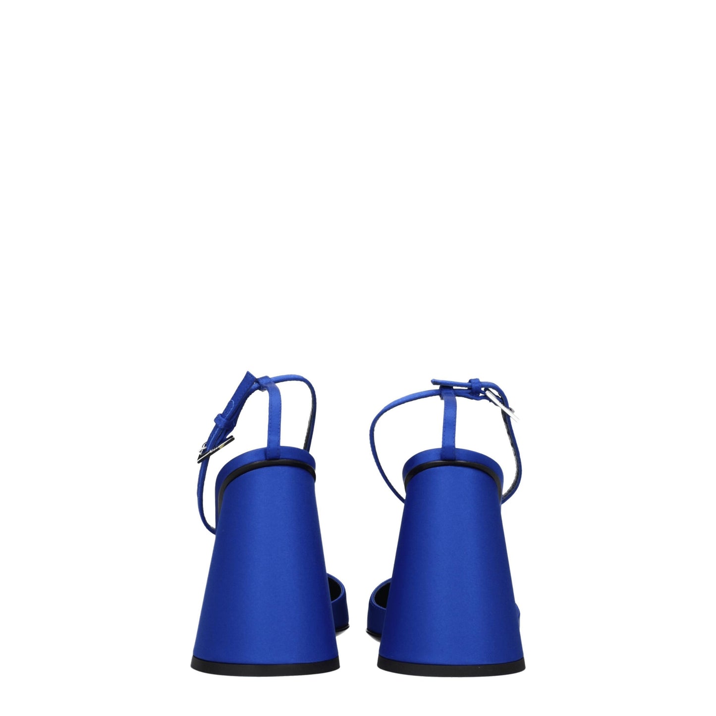 The Attico Blue Satin Platform Sandals Curated Luxury Accessories by Orvyn