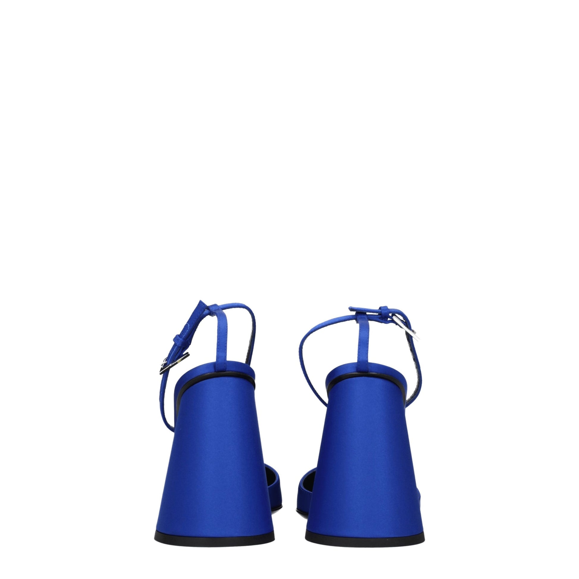 The Attico Blue Satin Platform Sandals Curated Luxury Accessories by Orvyn