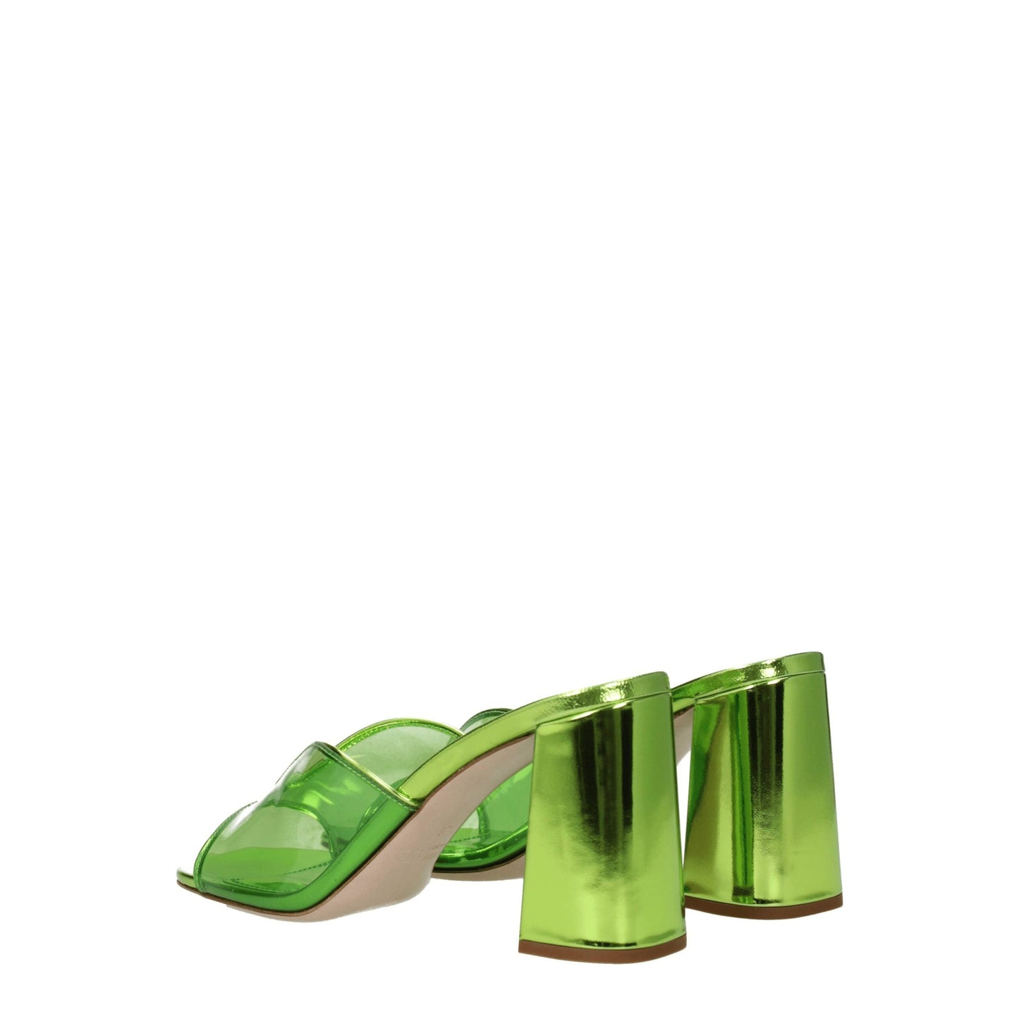 Miu Miu Green Plexiglass Platform Sandals Curated Luxury Accessories by Orvyn