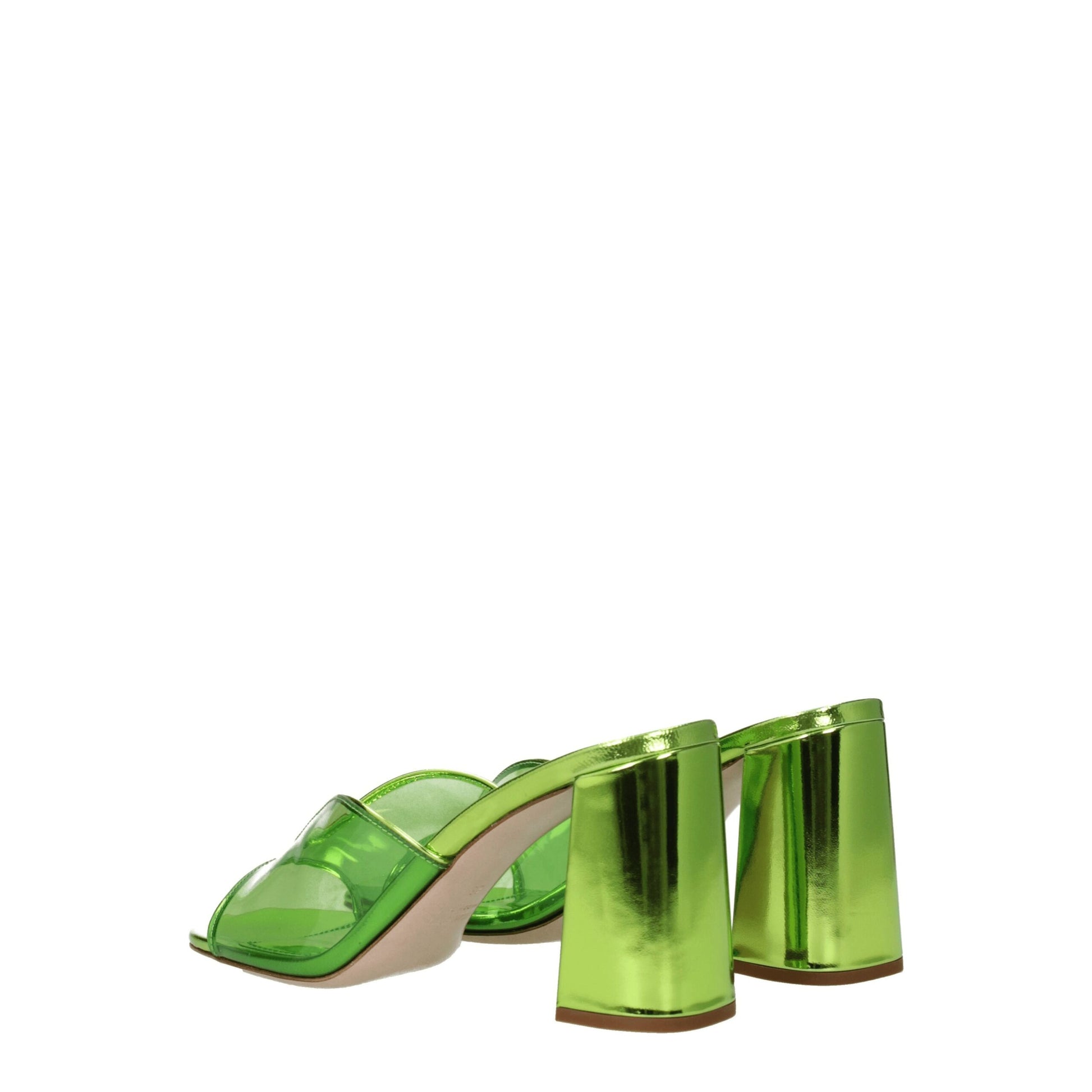 Miu Miu Green Plexiglass Platform Sandals Curated Luxury Accessories by Orvyn