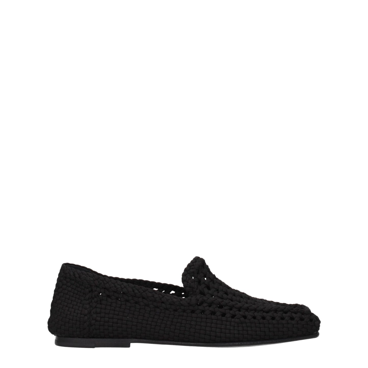 Dolce & Gabbana Black 'Slip-On' Loafers schwarz