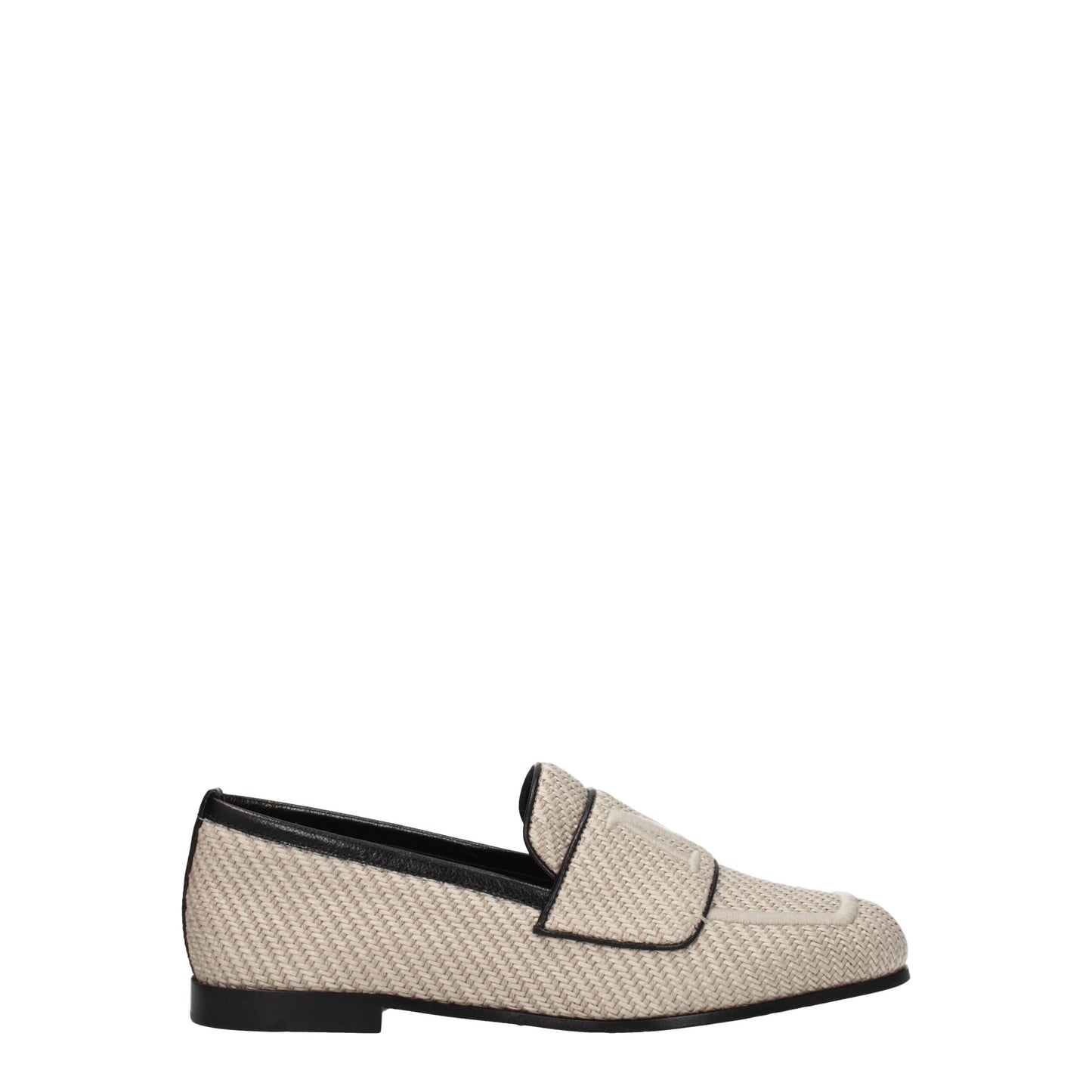 Max Mara Beige Fabric Slip-On Loafers Curated Luxury Accessories by Orvyn