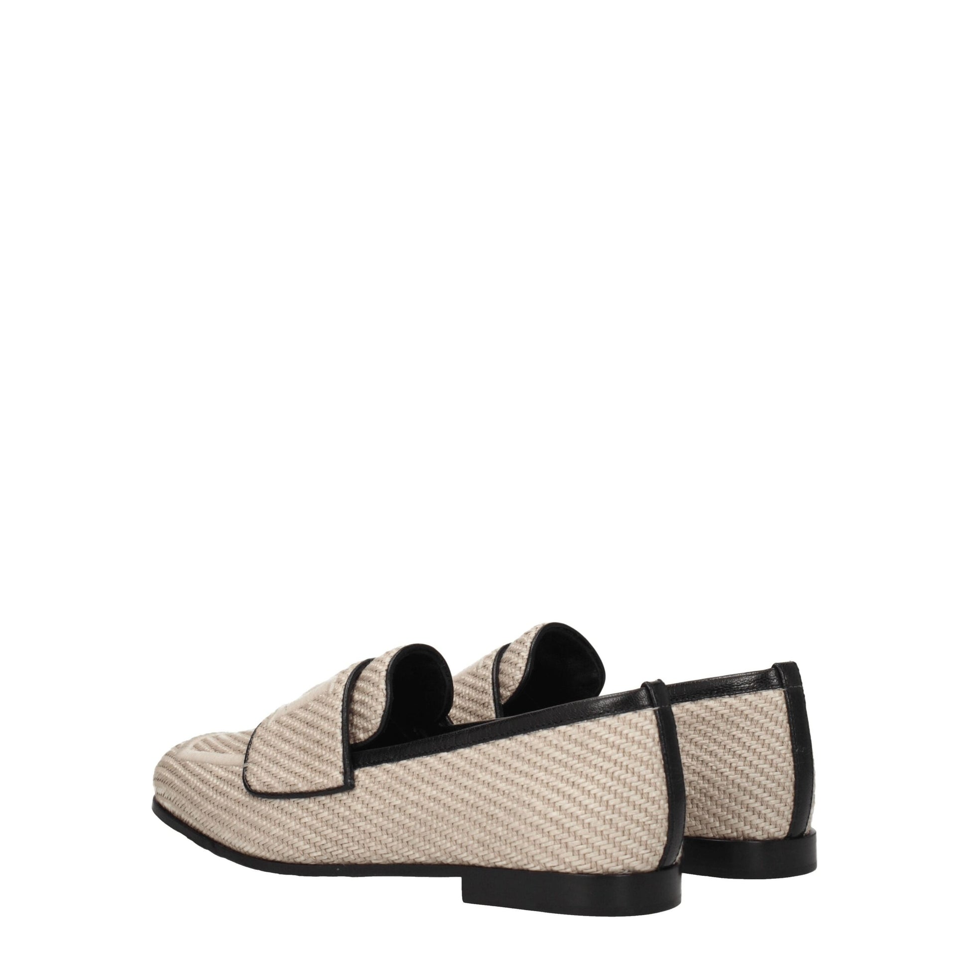 Max Mara Beige Fabric Slip-On Loafers Curated Luxury Accessories by Orvyn