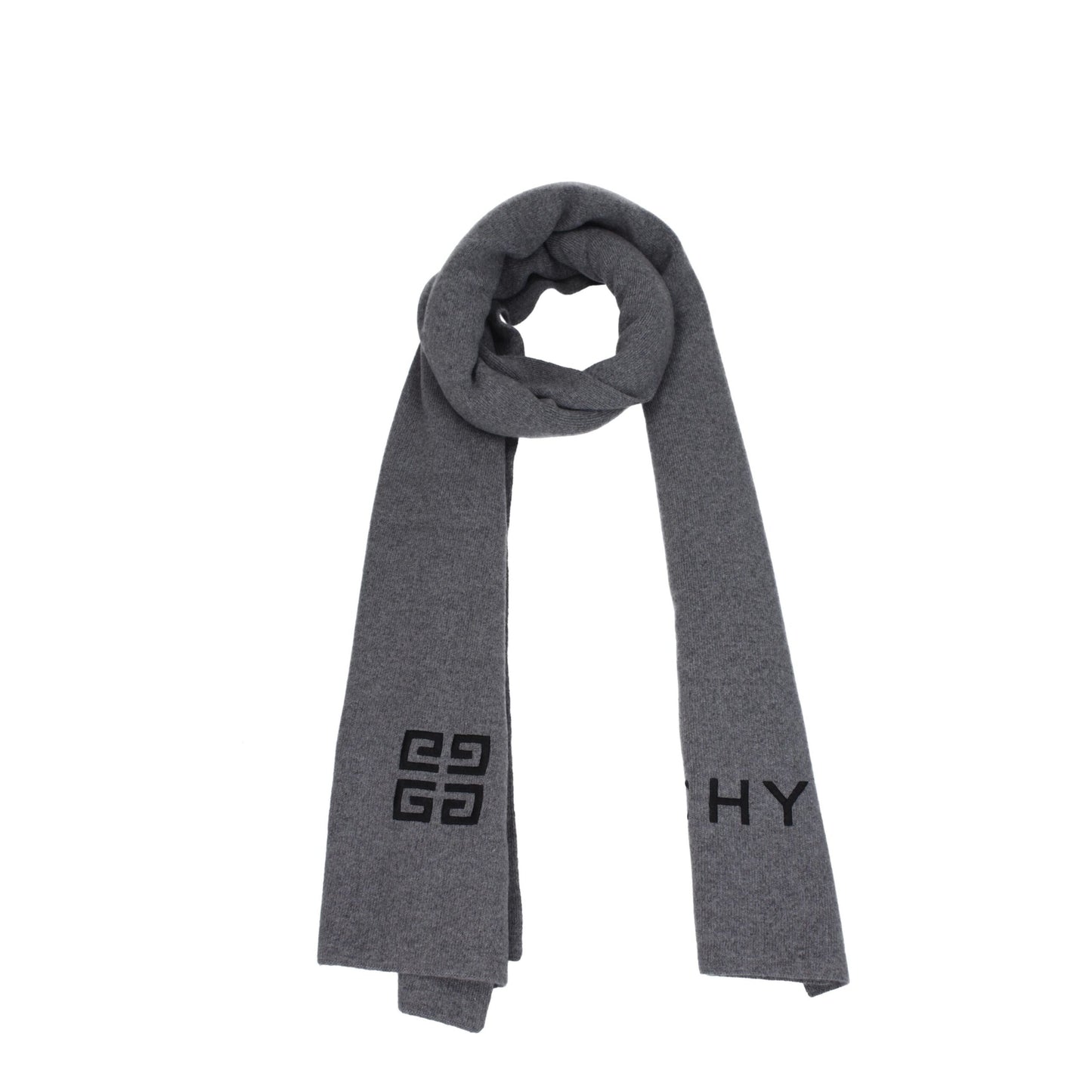 Givenchy Gray Wool Scarf Curated Luxury Accessories by Orvyn