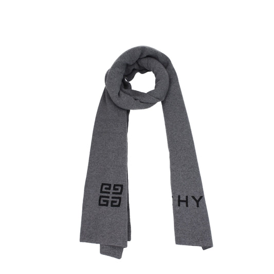 Givenchy Gray Wool Scarf Curated Luxury Accessories by Orvyn