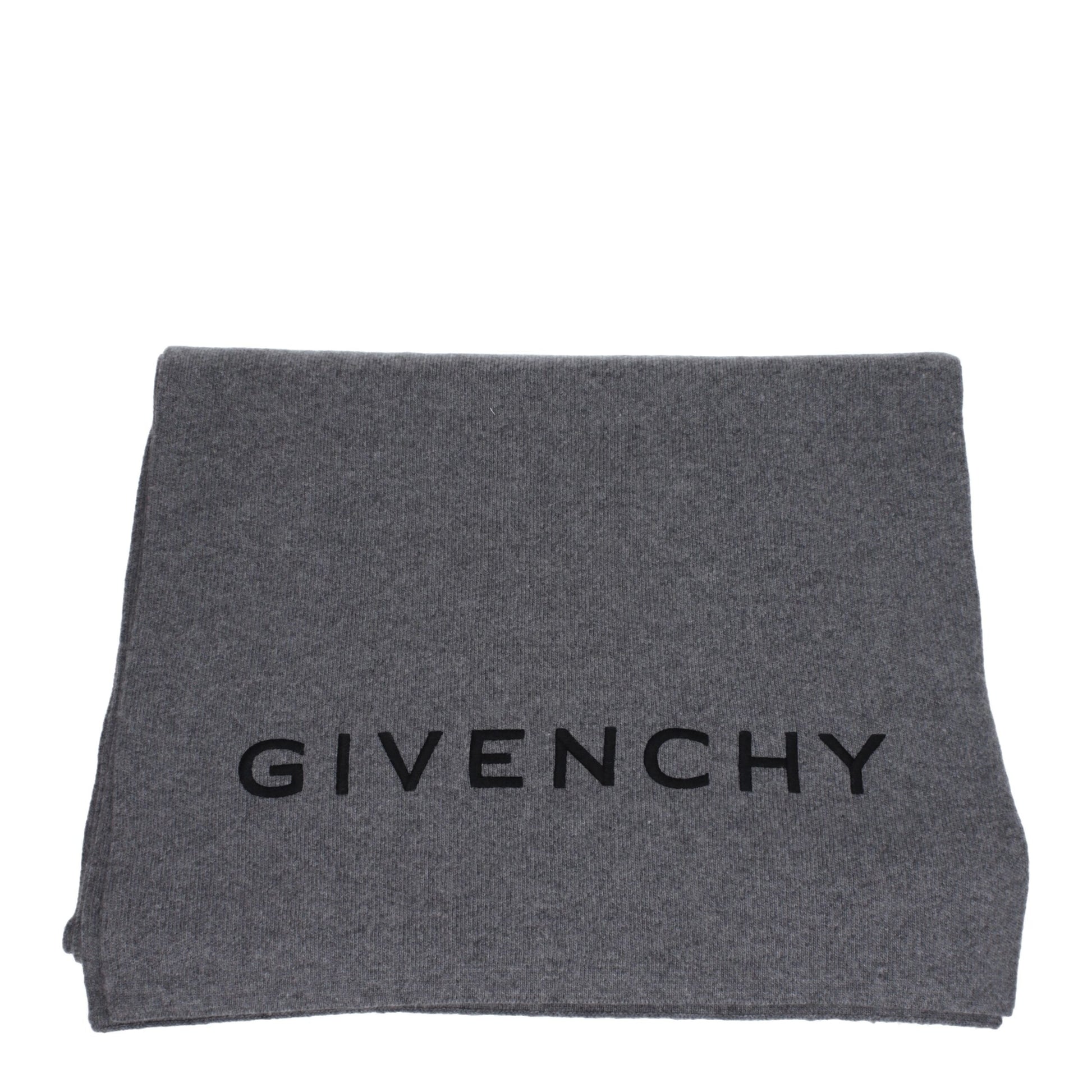 Givenchy Gray Wool Scarf Curated Luxury Accessories by Orvyn
