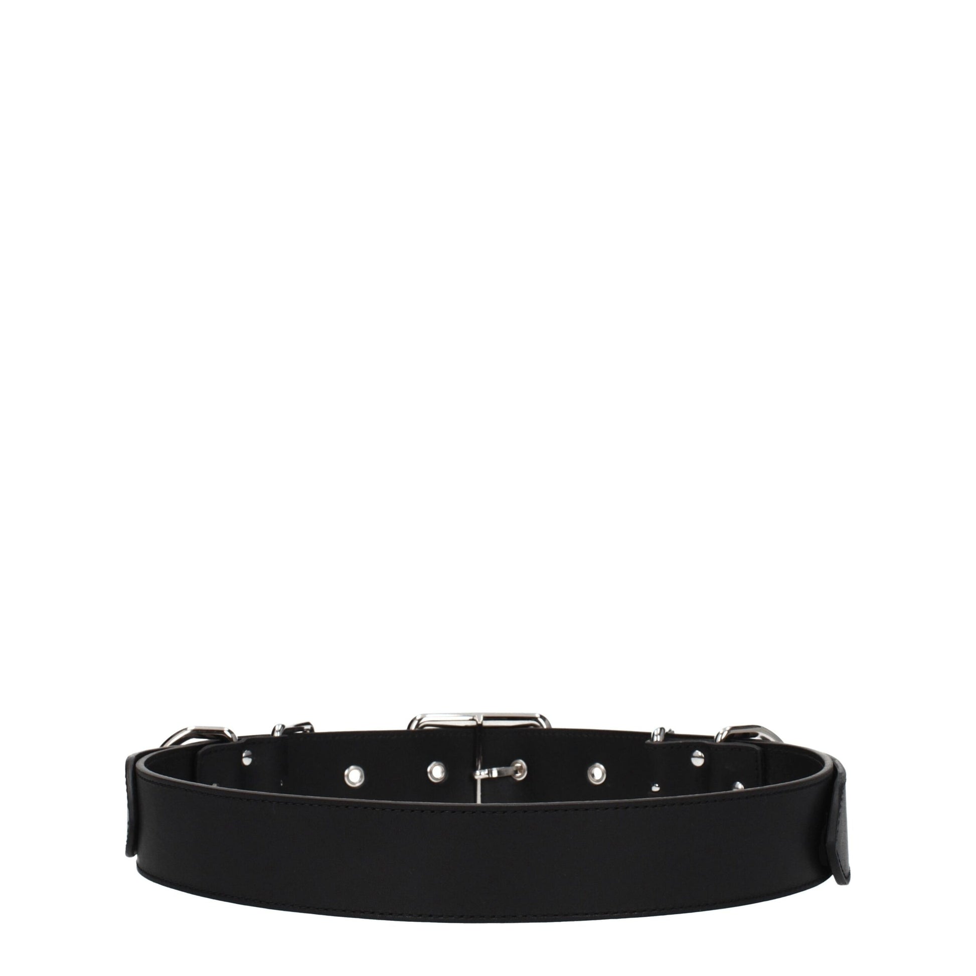 Moschino Black Leather Belt Curated Luxury Accessories by Orvyn
