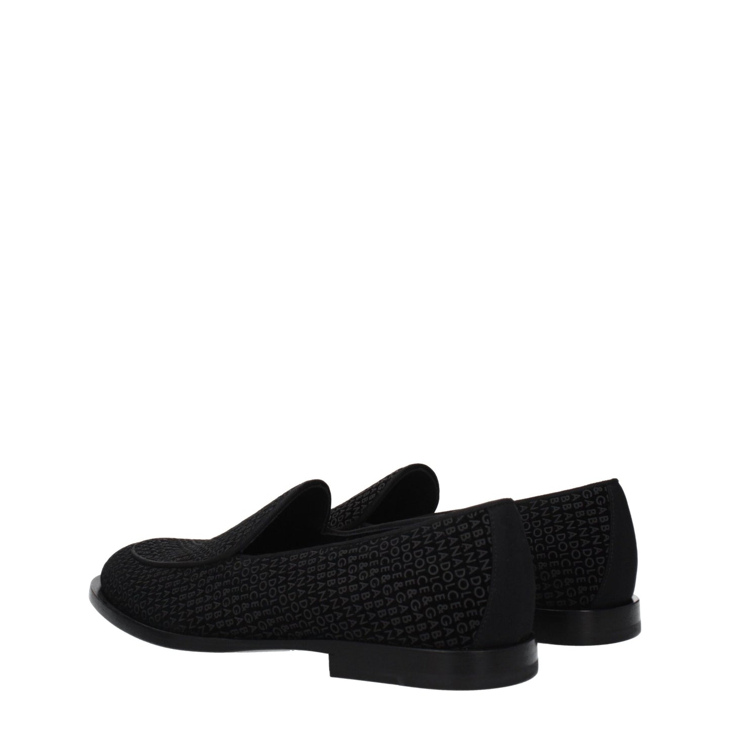 Dolce & Gabbana Black Velvet Slip-On Loafers Curated Luxury Accessories by Orvyn
