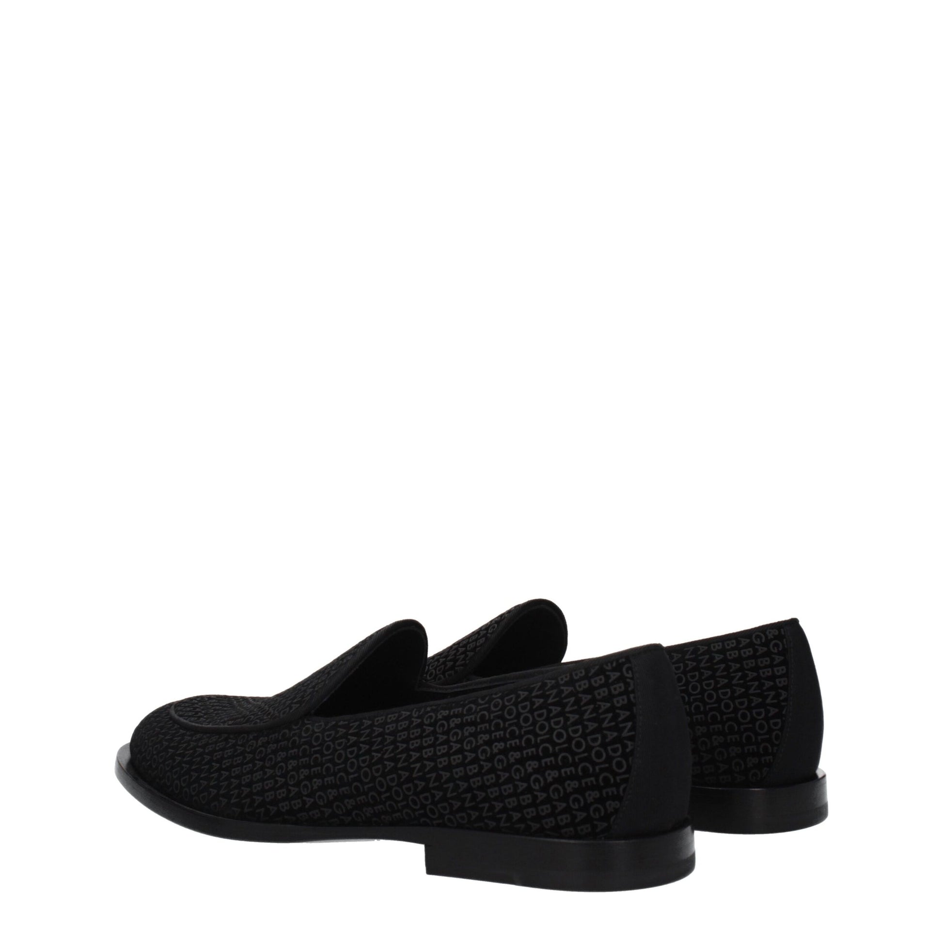 Dolce & Gabbana Black Velvet Slip-On Loafers Curated Luxury Accessories by Orvyn