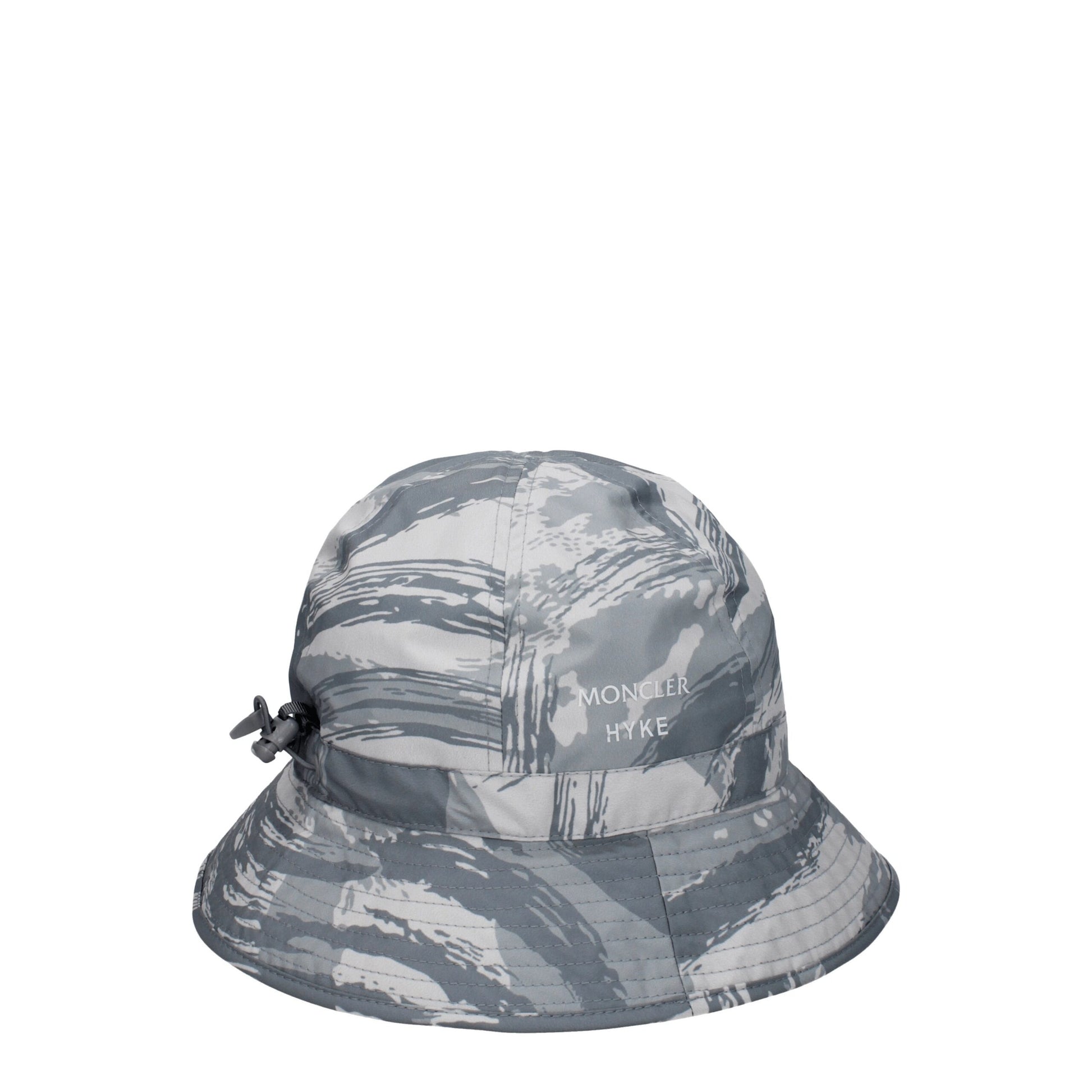 Moncler Gray Polyester Bucket Hat Curated Luxury Accessories by Orvyn