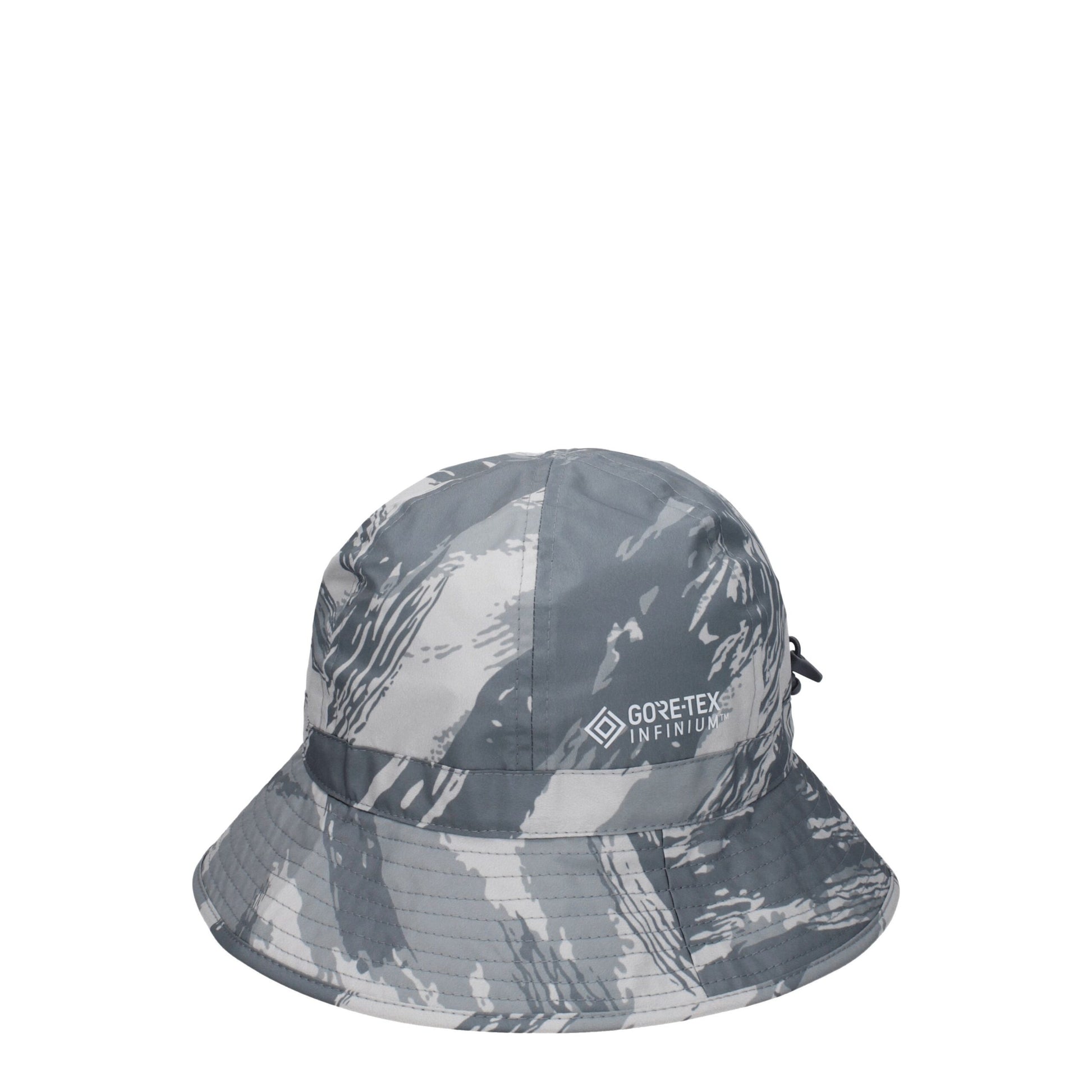 Moncler Gray Polyester Bucket Hat Curated Luxury Accessories by Orvyn