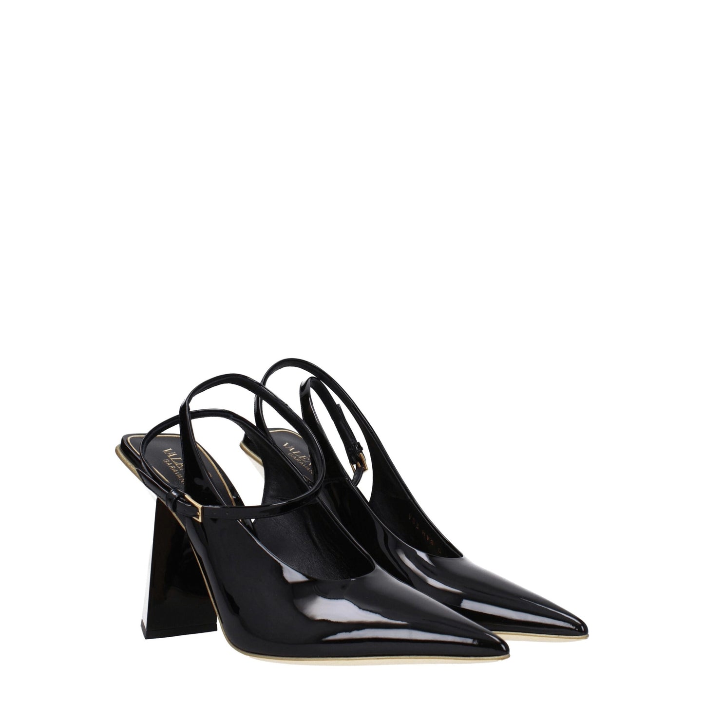 Valentino Garavani Black Leather Sandals Curated Luxury Accessories by Orvyn