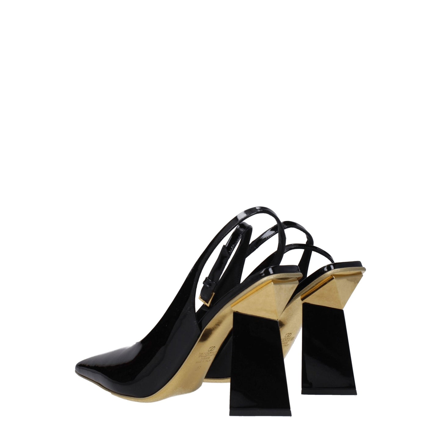Valentino Garavani Black Leather Sandals Curated Luxury Accessories by Orvyn