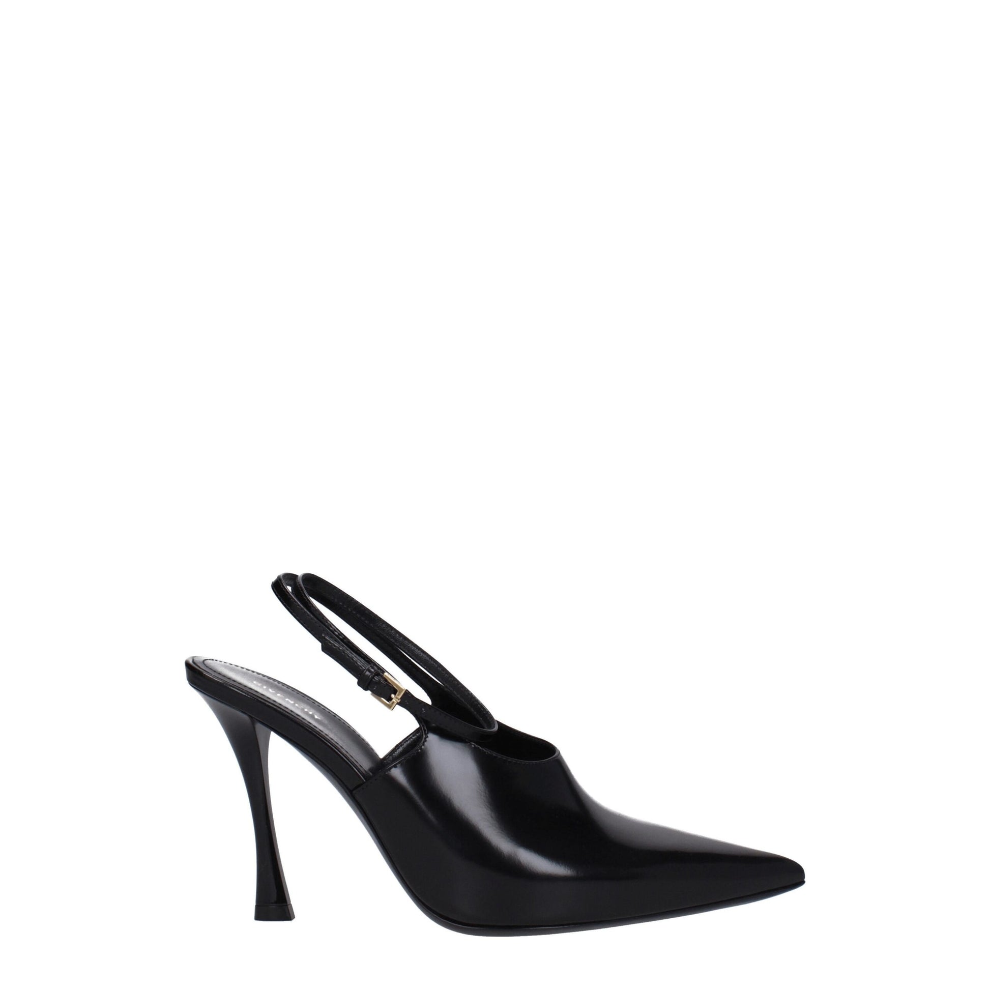 Givenchy Black Leather High Heel Pumps Curated Luxury Accessories by Orvyn