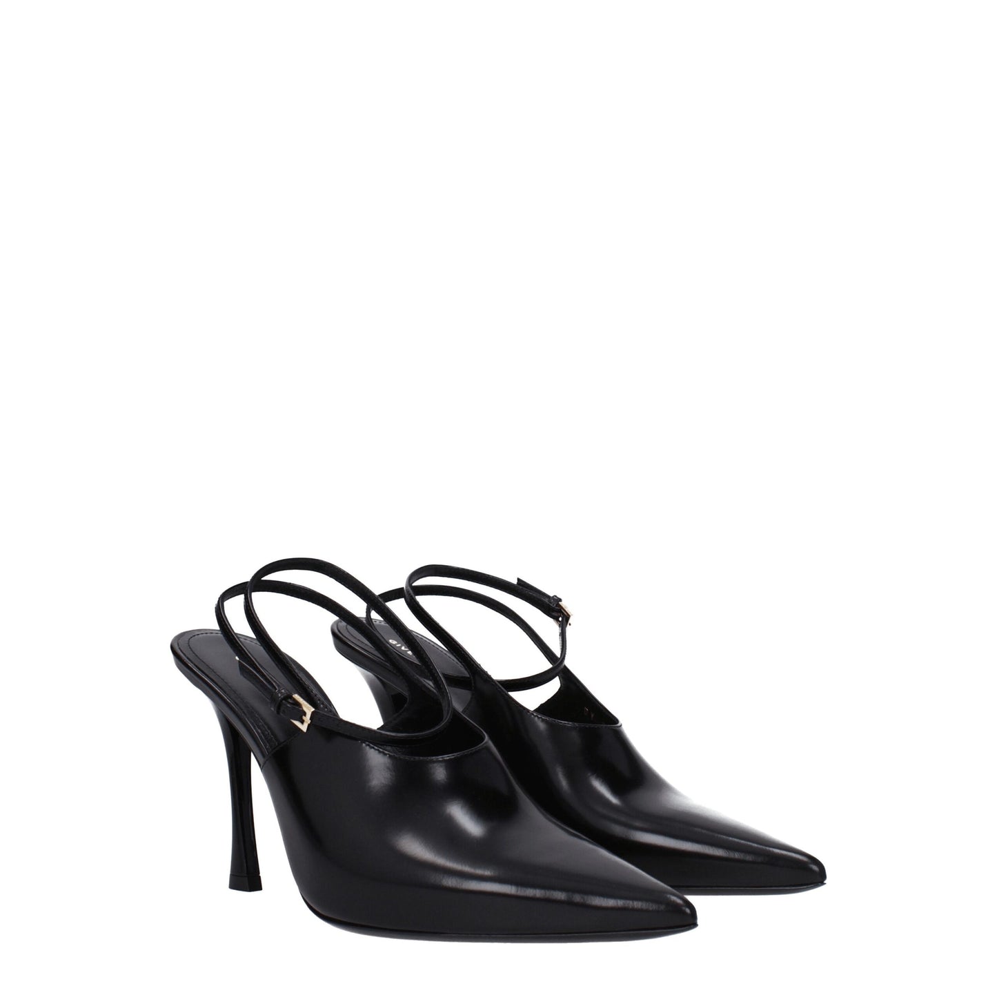 Givenchy Black Leather High Heel Pumps Curated Luxury Accessories by Orvyn