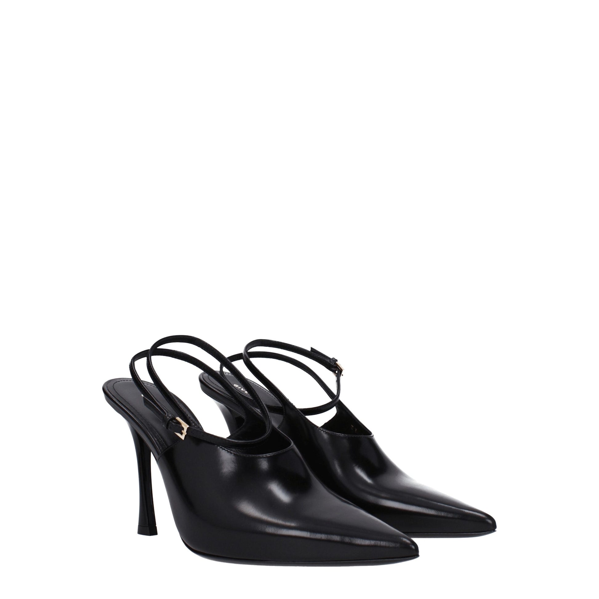 Givenchy Black Leather High Heel Pumps Curated Luxury Accessories by Orvyn