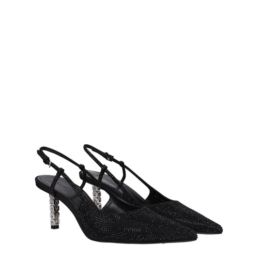 Givenchy Black Fabric High Heel Pumps Curated Luxury Accessories by Orvyn