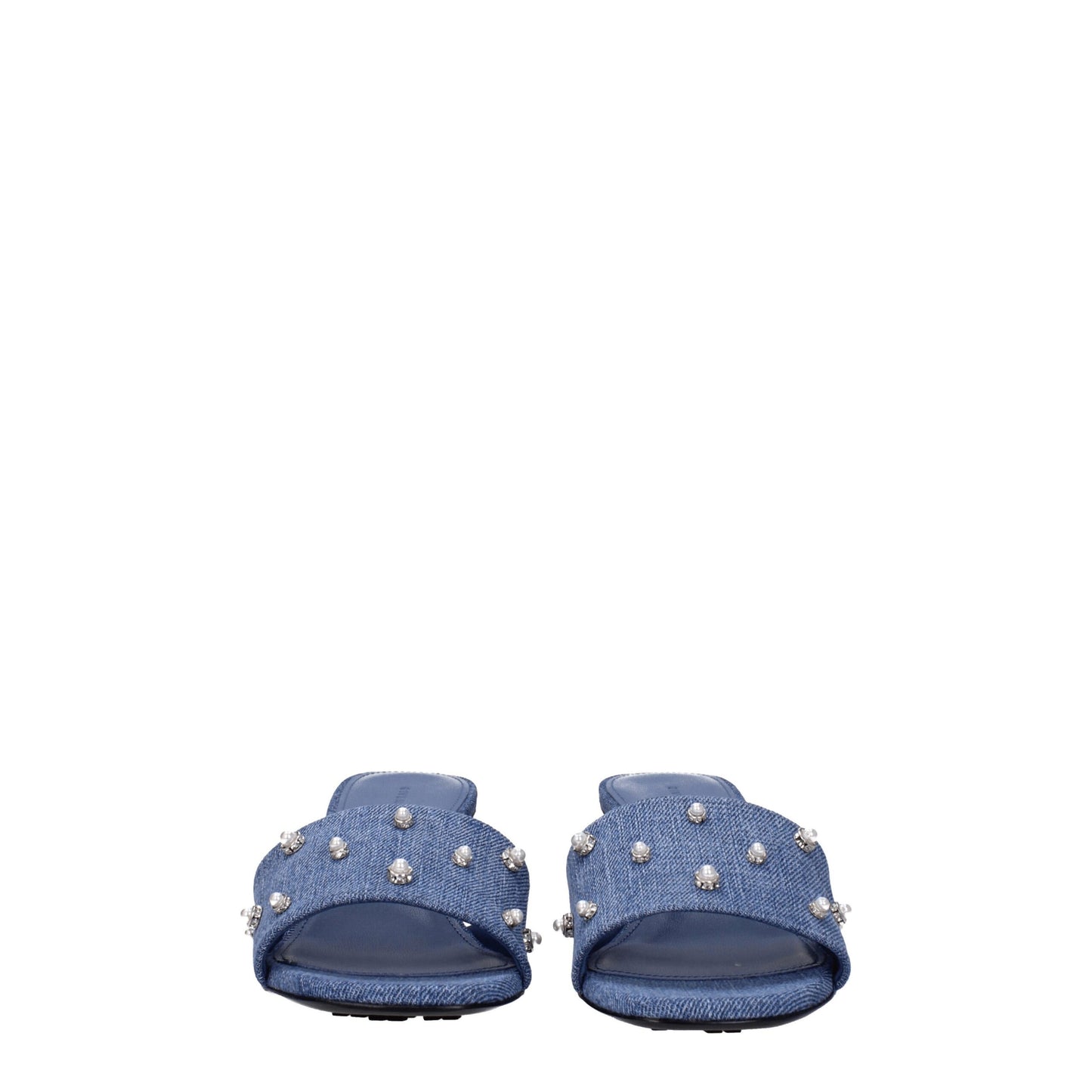 Givenchy Blue Fabric Sandals Curated Luxury Accessories by Orvyn