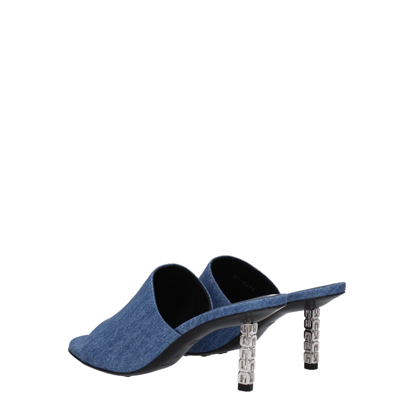 Givenchy Blue Fabric Platform Sandals Curated Luxury Accessories by Orvyn