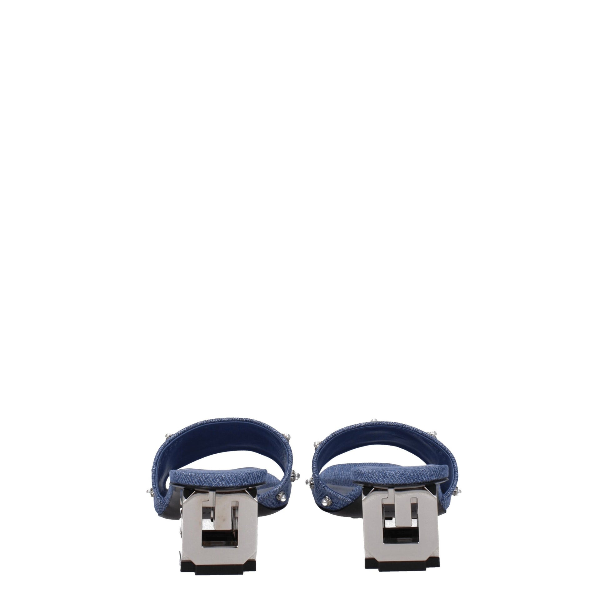 Givenchy Blue Fabric Sandals Curated Luxury Accessories by Orvyn