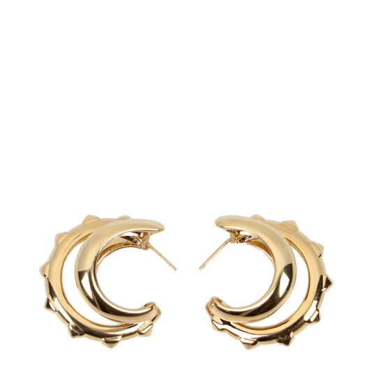 Valentino Garavani Gold Metal Earrings Curated Luxury Accessories by Orvyn