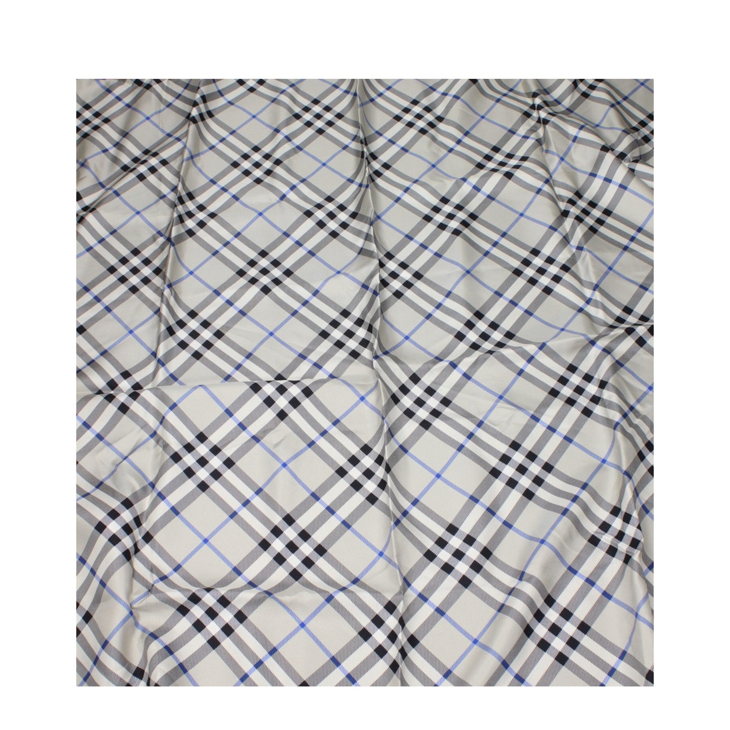 Burberry Gray Silk Foulard grau