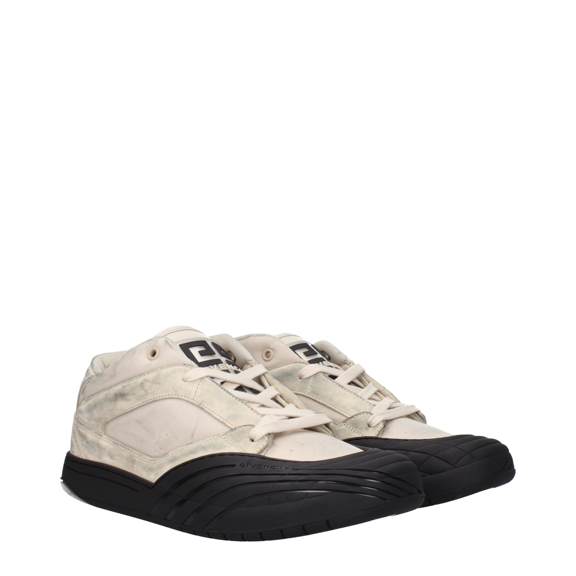 Givenchy Beige Fabric Chunky Sneakers Curated Luxury Accessories by Orvyn