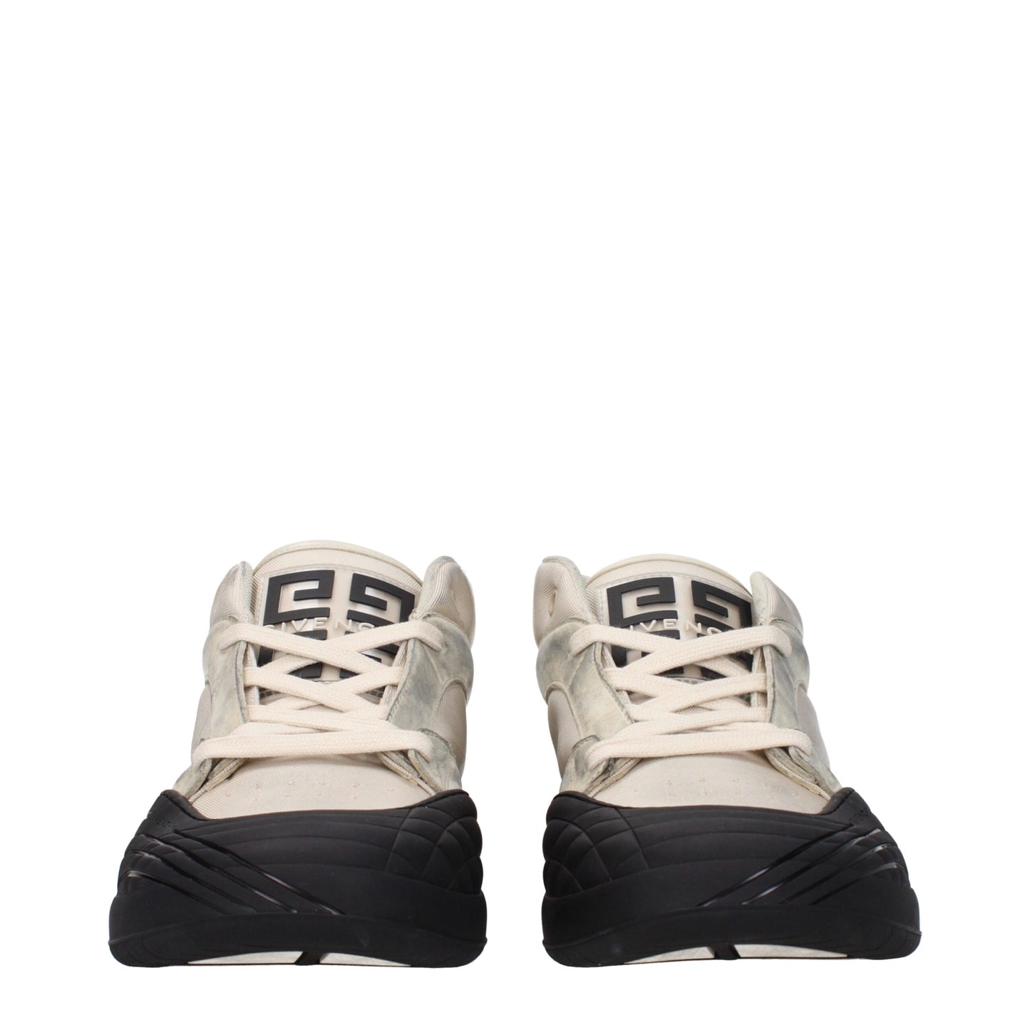 Givenchy Beige Fabric Chunky Sneakers Curated Luxury Accessories by Orvyn